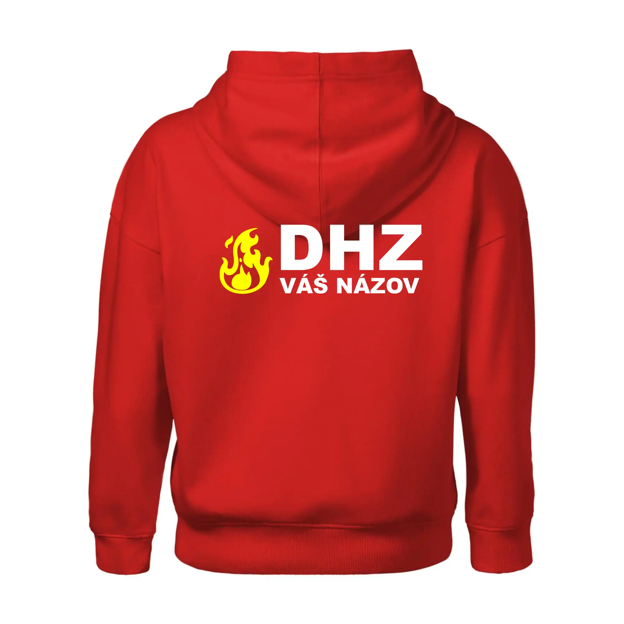DHZ (oheň, firesport, názov sboru - vlastný nápis)