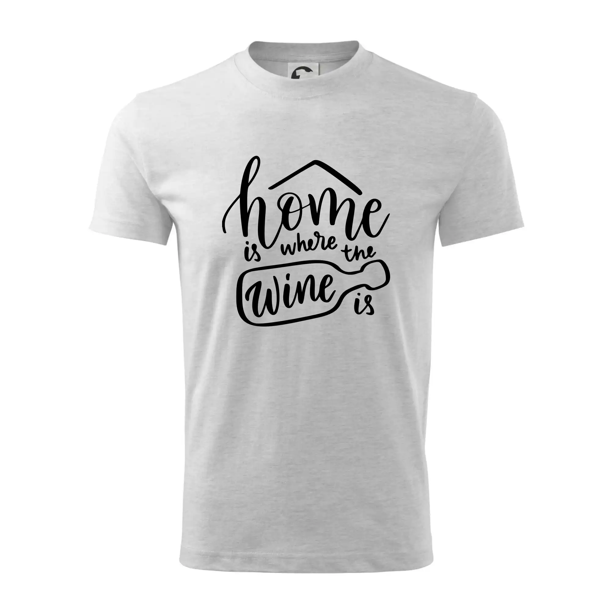 Vtipná tričká s tematikou vína - Home is where wine is - Tričko detské bavlnené