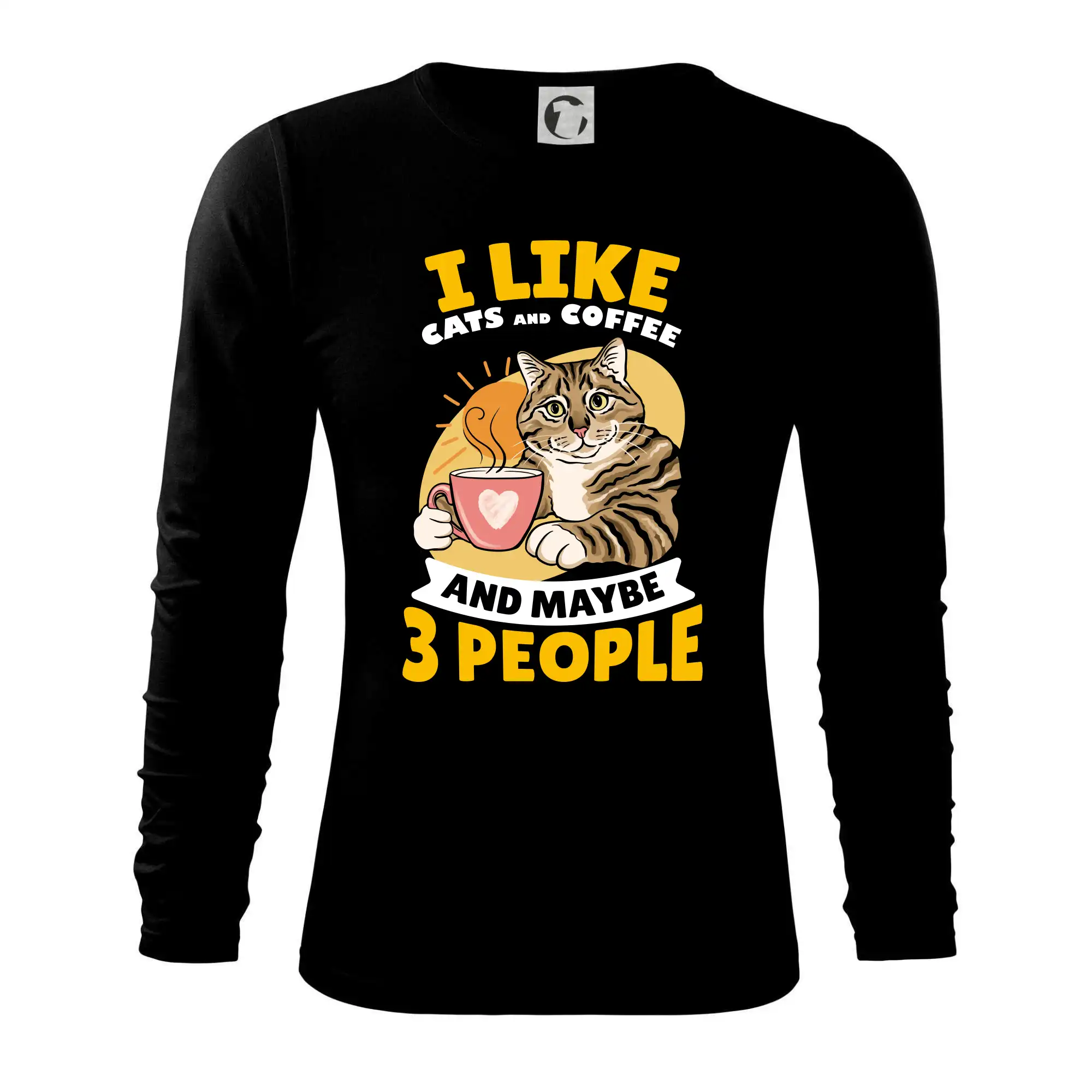 I like cats and coffee and maybe 3 people