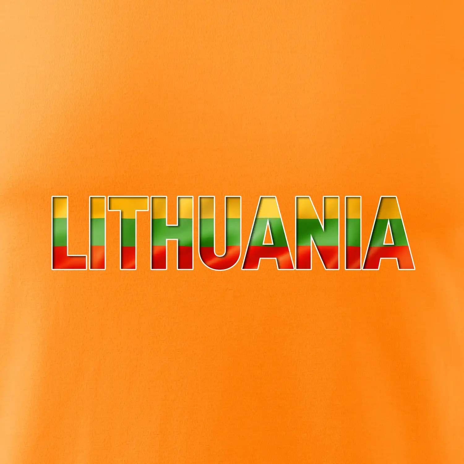Lithuania - nápis vlajka
