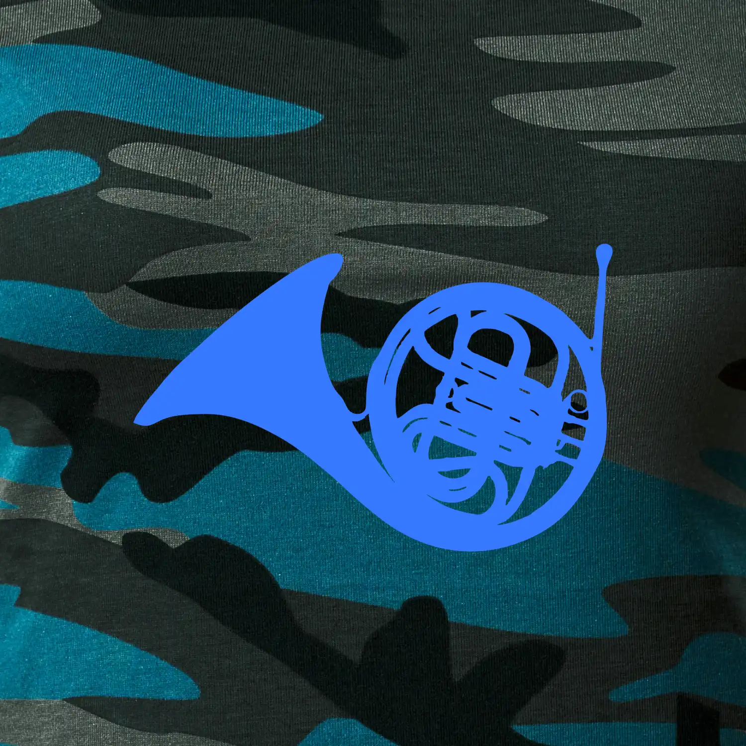 Blue French Horn