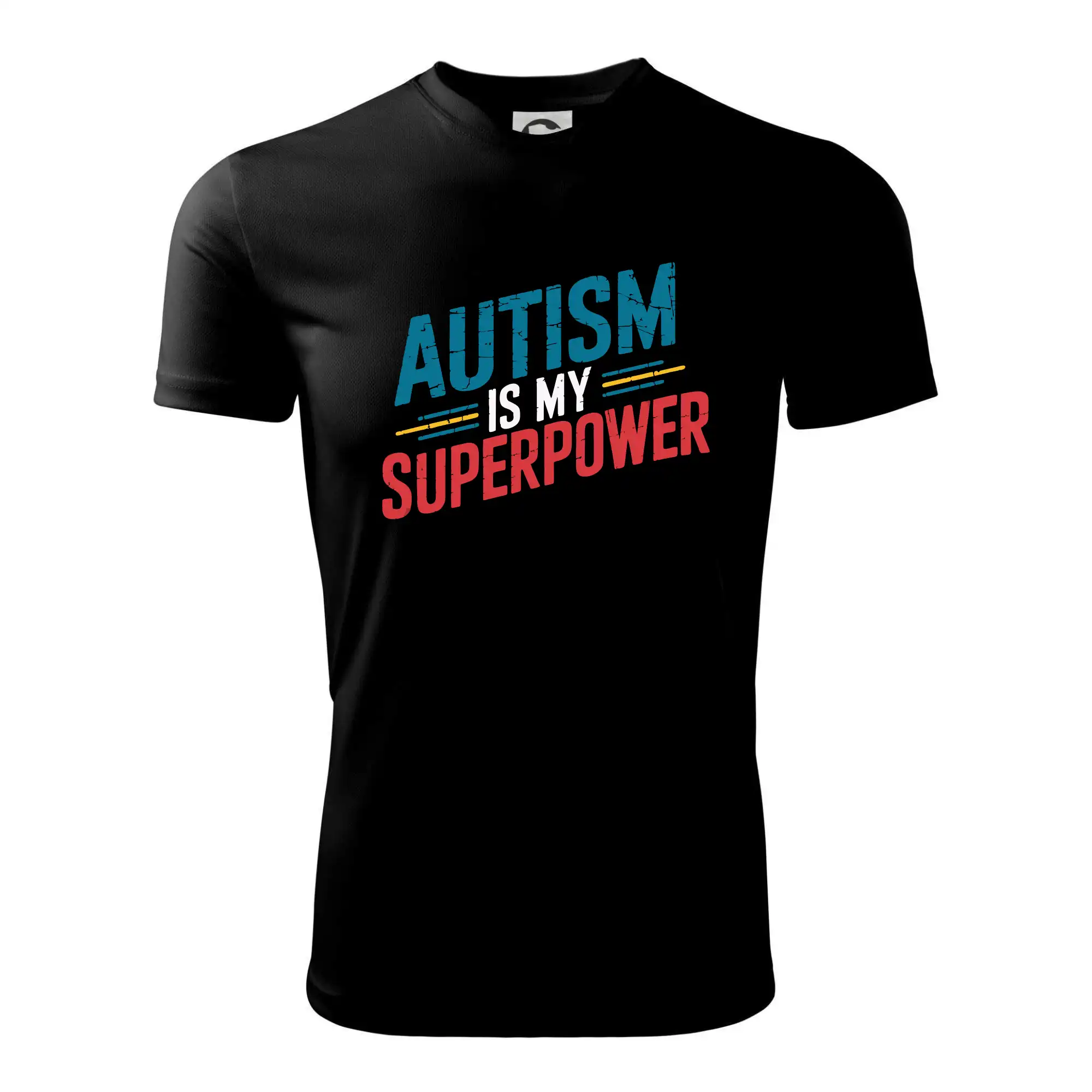 Šikmý nápis Autism is my superpower