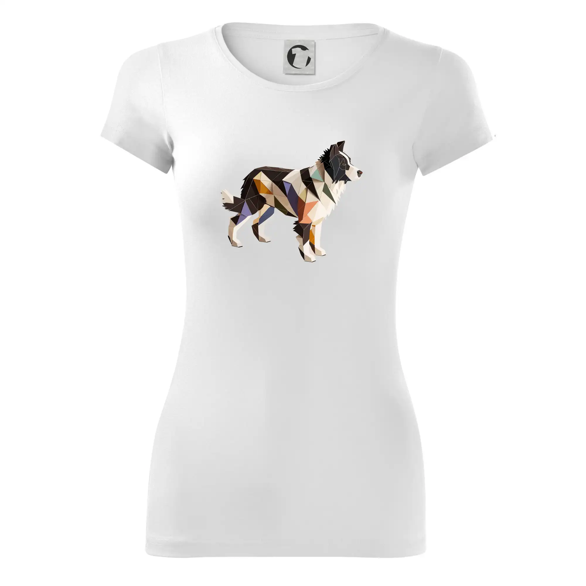 Border colie slepená z papíru