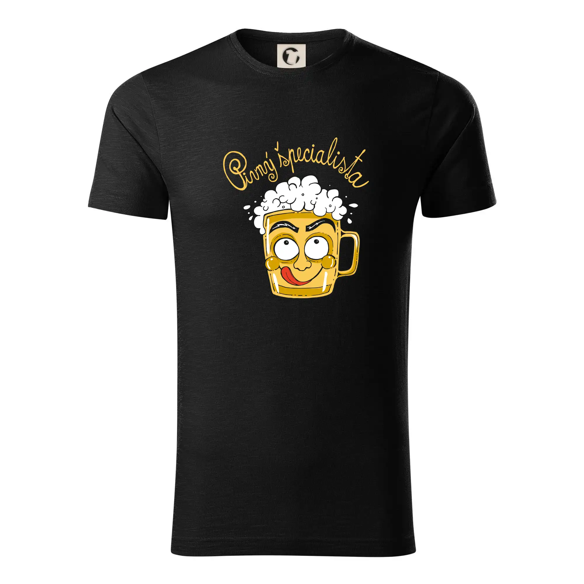 Vtipná tričká pre pivárov - Pivný špecialista (Pecka design) - Tričko z organickej bavlny