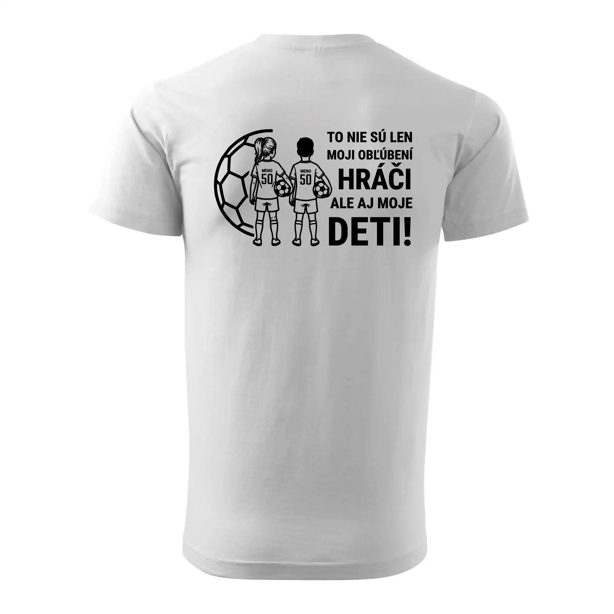 Futbalový otec - syn a dcéra (vaše meno a číslo)
