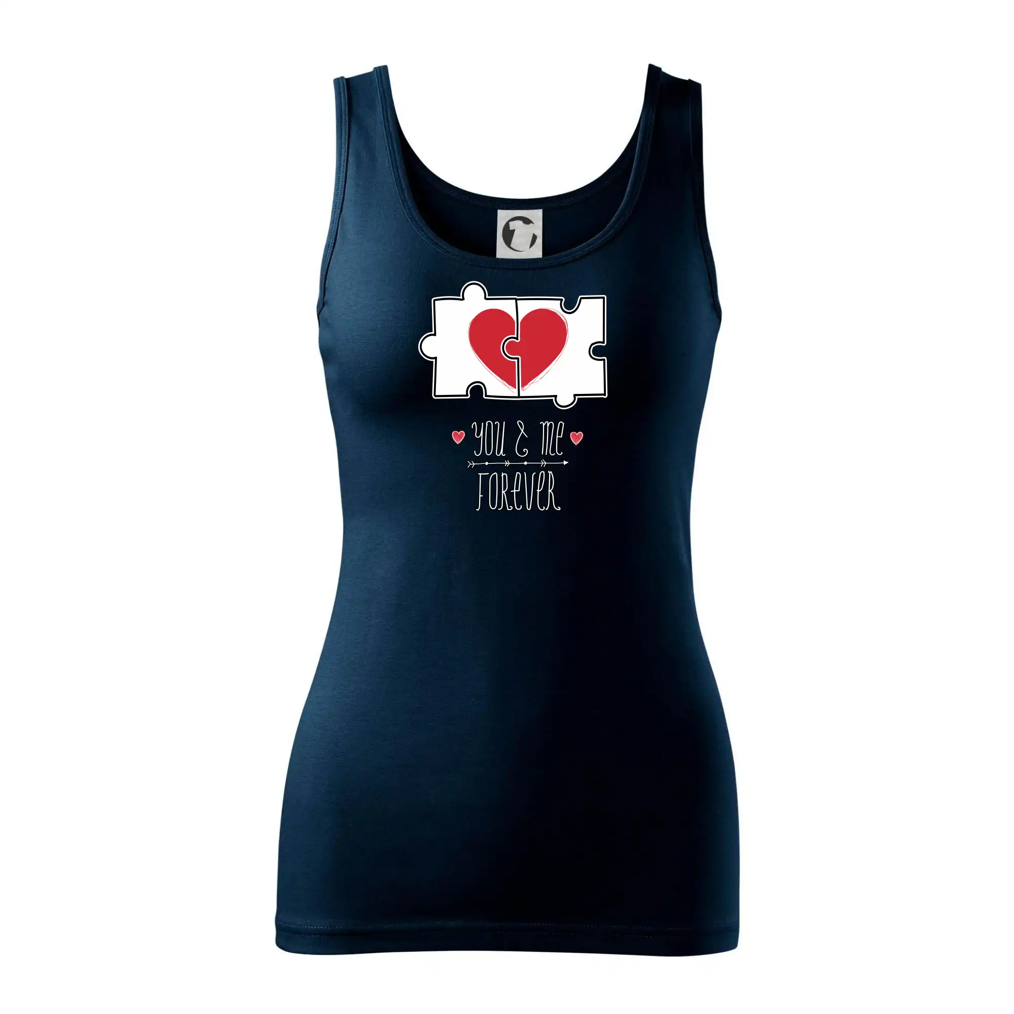 Tričká pre zamilovaných - You and me forever - Dámske tielko
