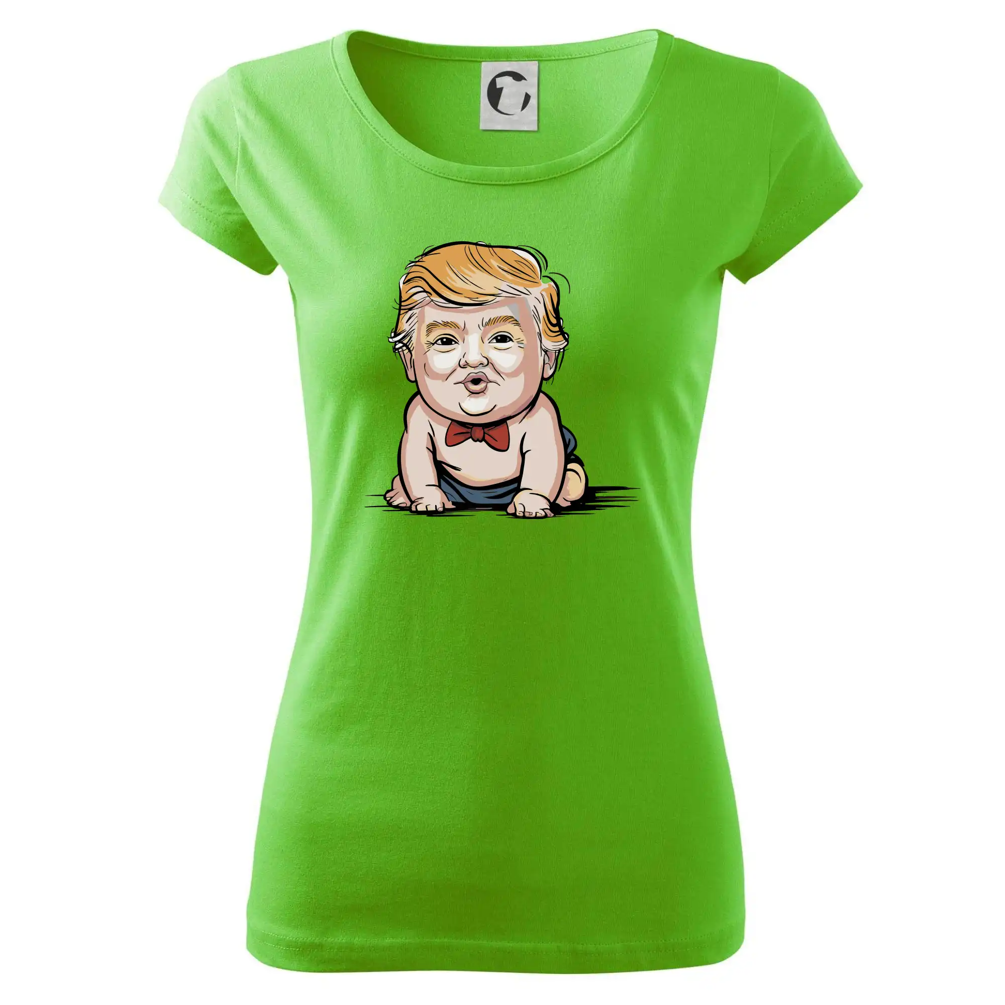 Politické tričká - Baby trump - Dámske tričko Pure