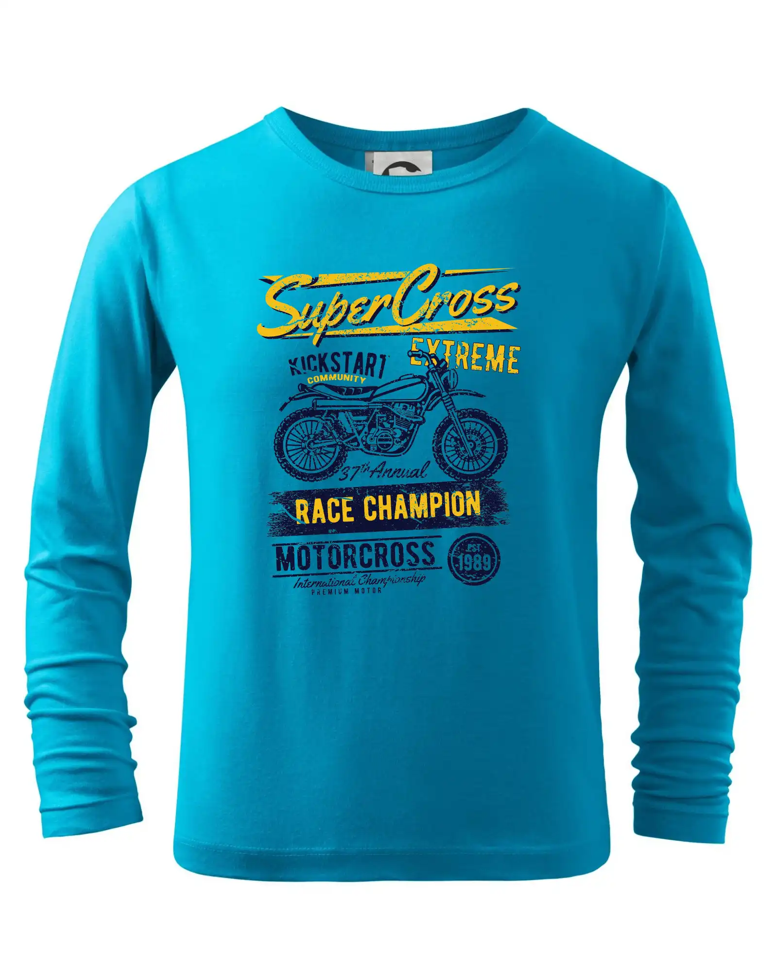Motocross tričká - Super Cross - Tričko detské Long Sleeve