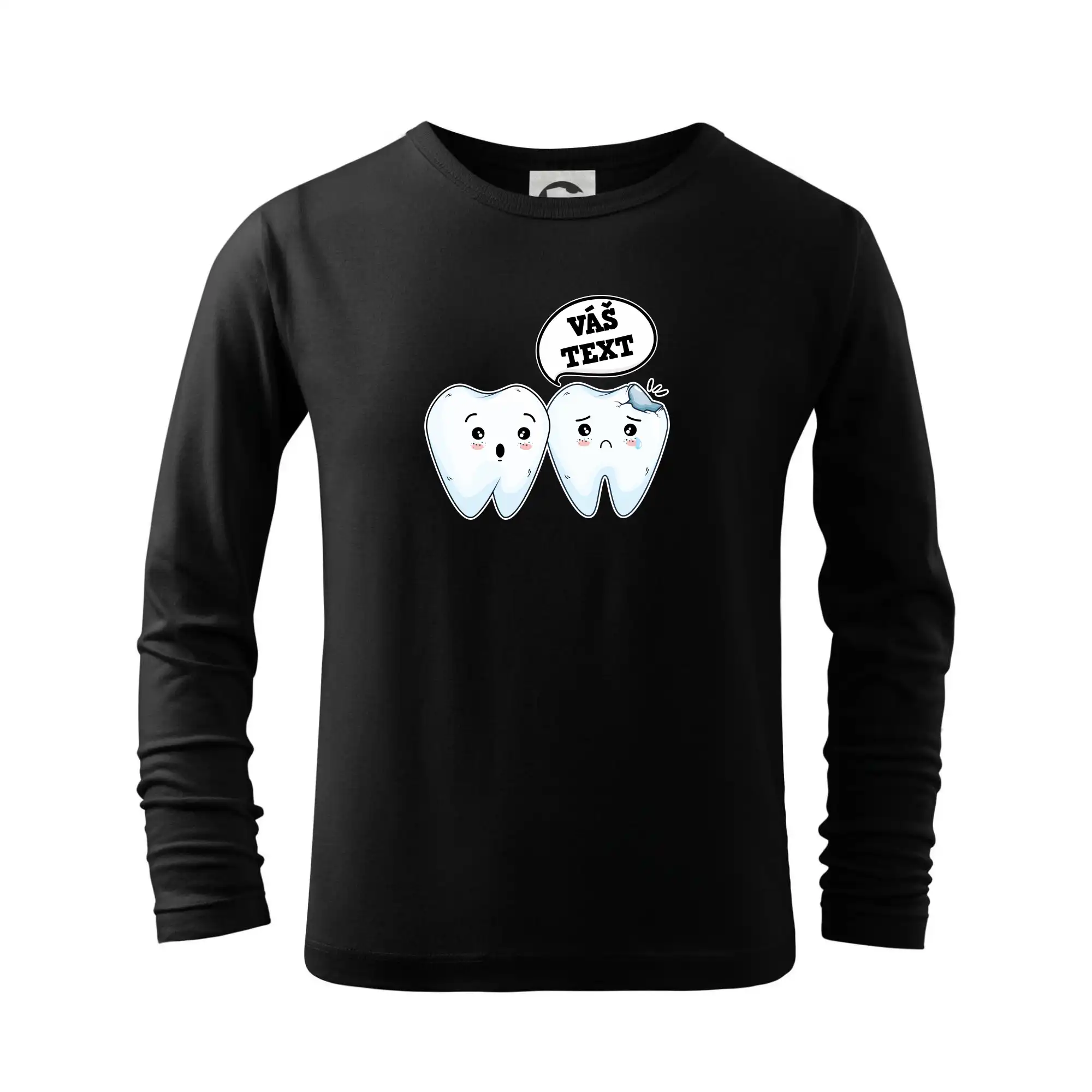 Tričká a mikiny pre zubárov - Zubárske tričko - Vás text - Tričko detské Long Sleeve