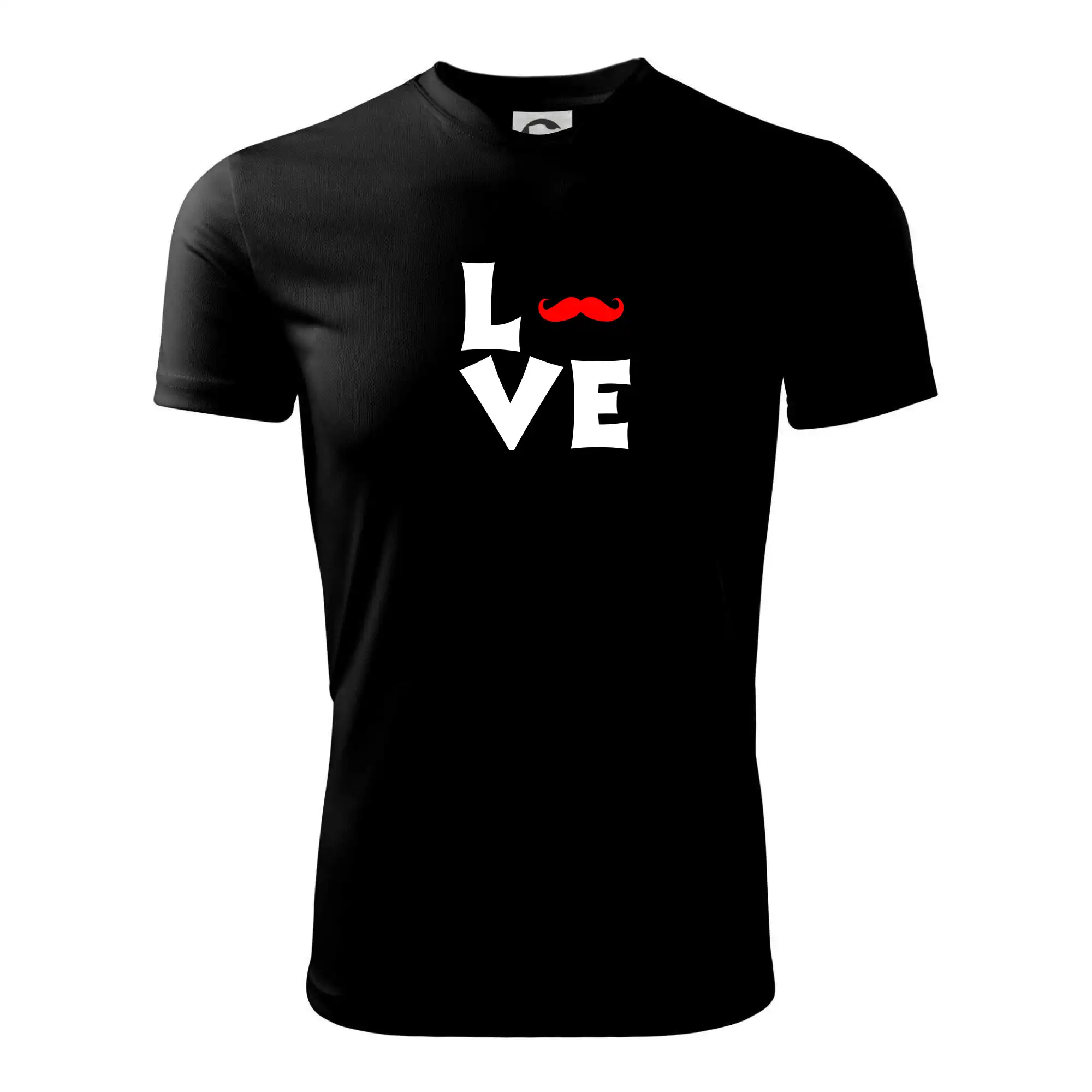 Tričká s fúzikmi - Love mustache - Pánske tričko Fantasy športové