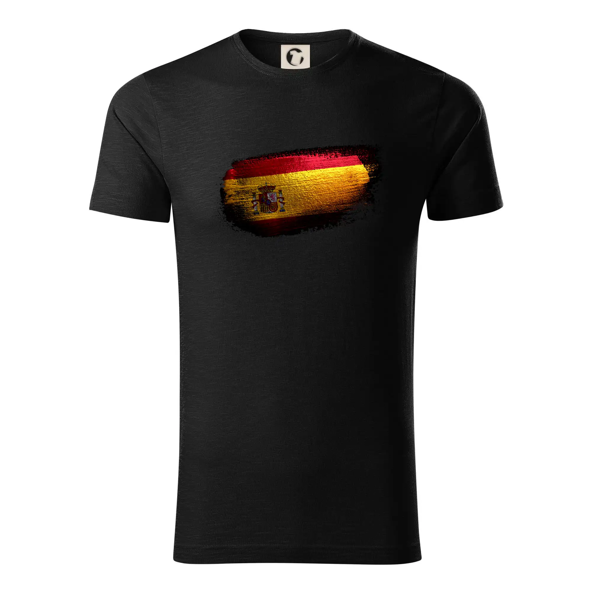 Ostatné mestá / miesta - Španielska vlajka ohryzaná - Tričko z organickej bavlny