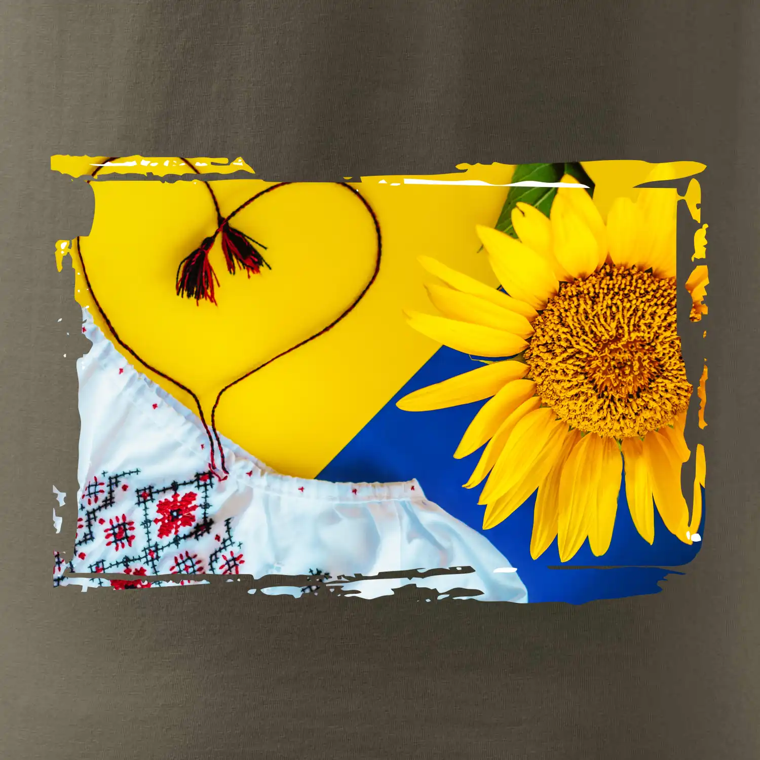 Ukrajina slunečnice a kroj