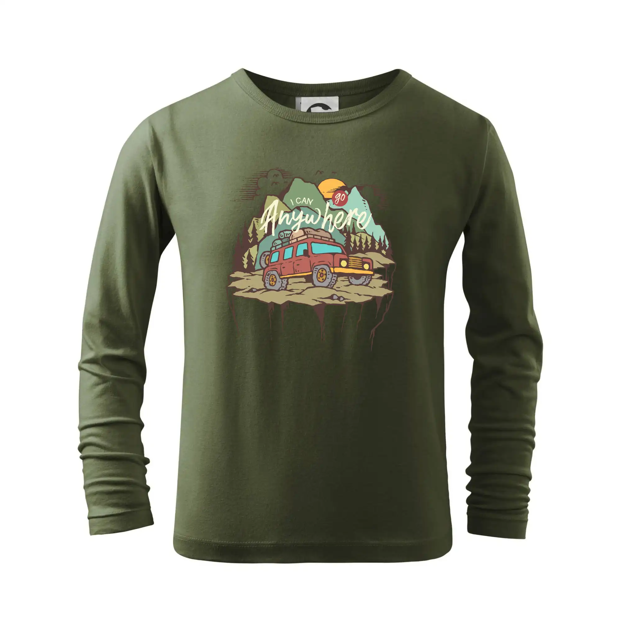 Auto tričká - Adventure car - Tričko detské Long Sleeve