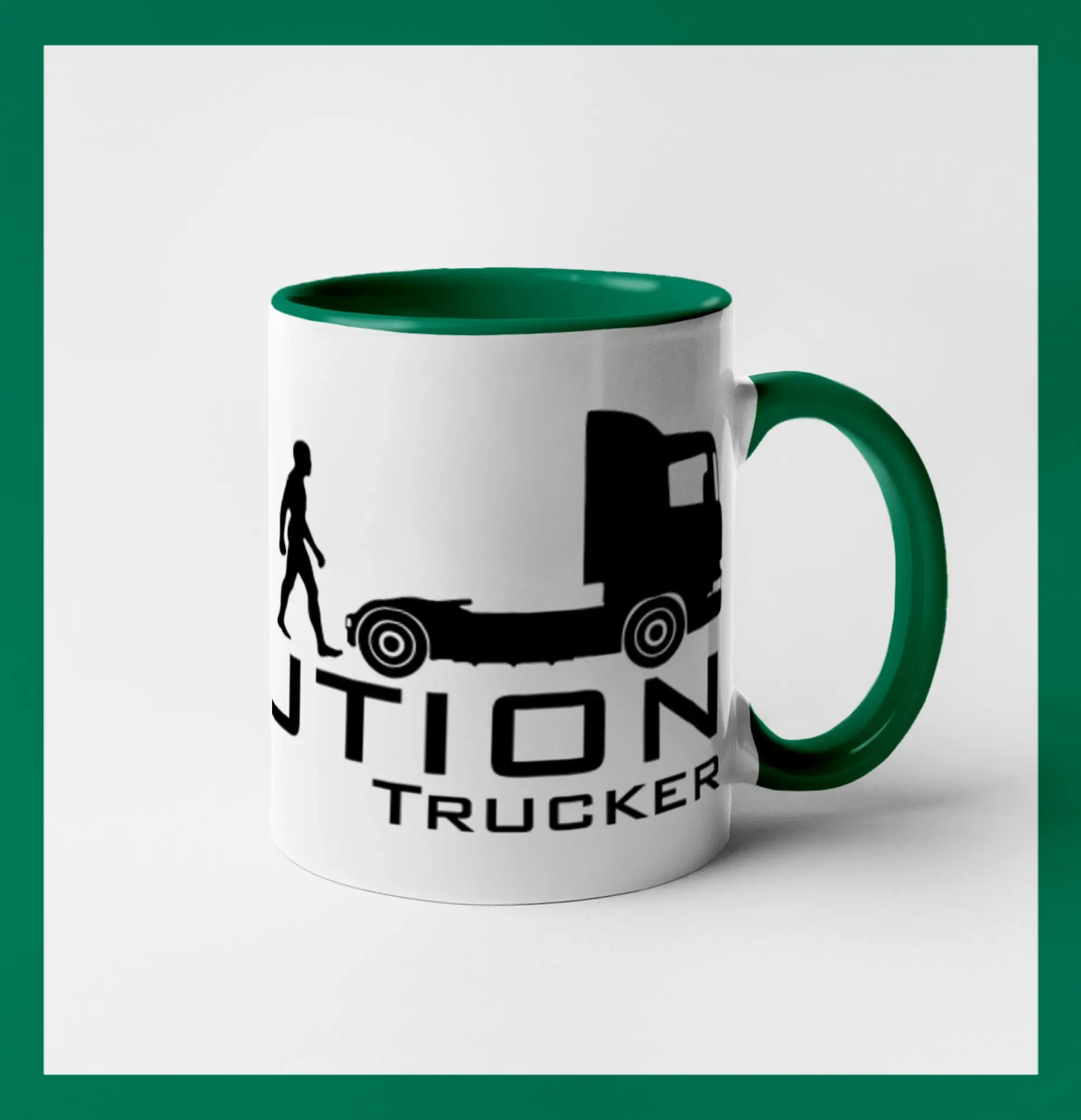 Auto tričká - Evolúcia trucker - Hrnček 
