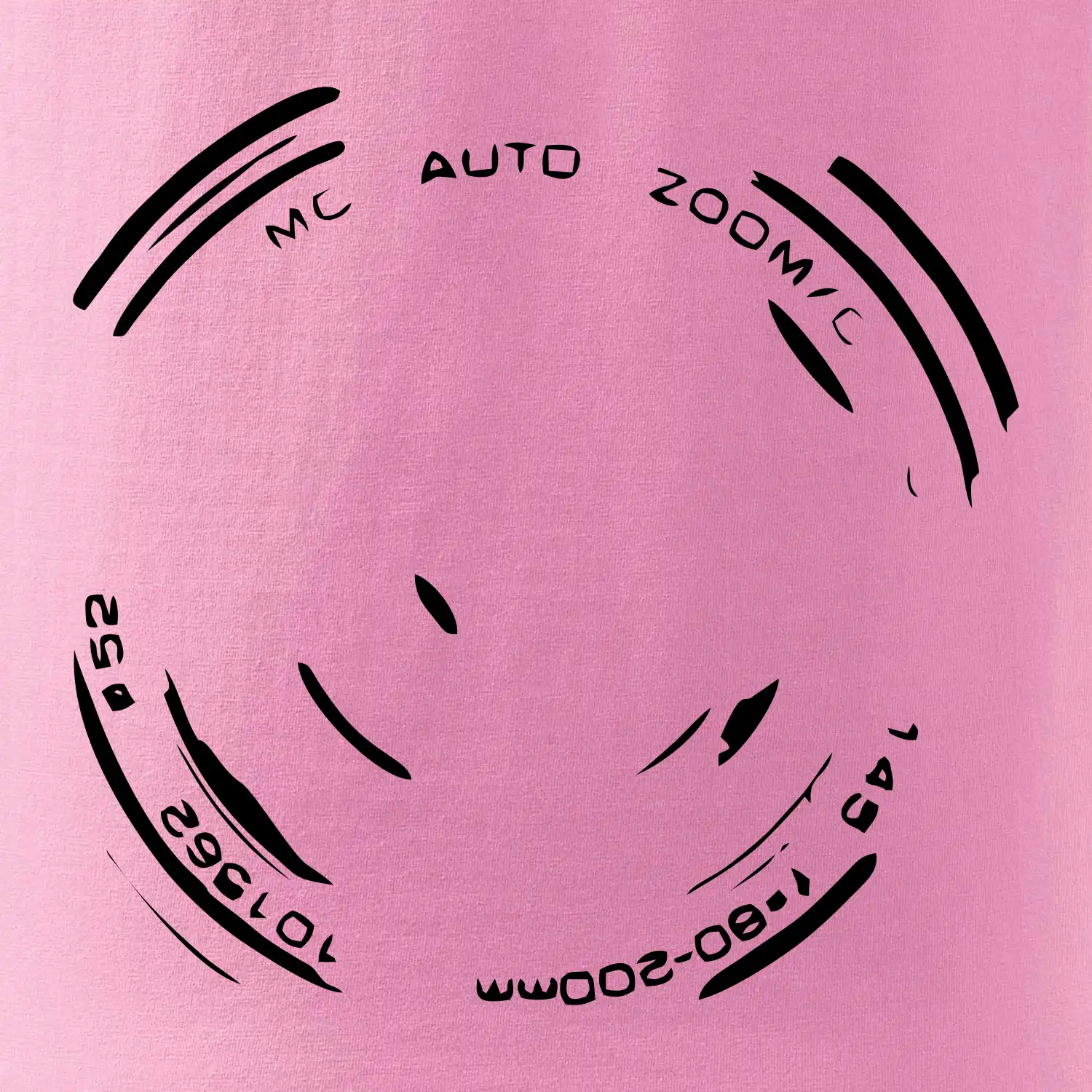 Foto objektiv obtisk