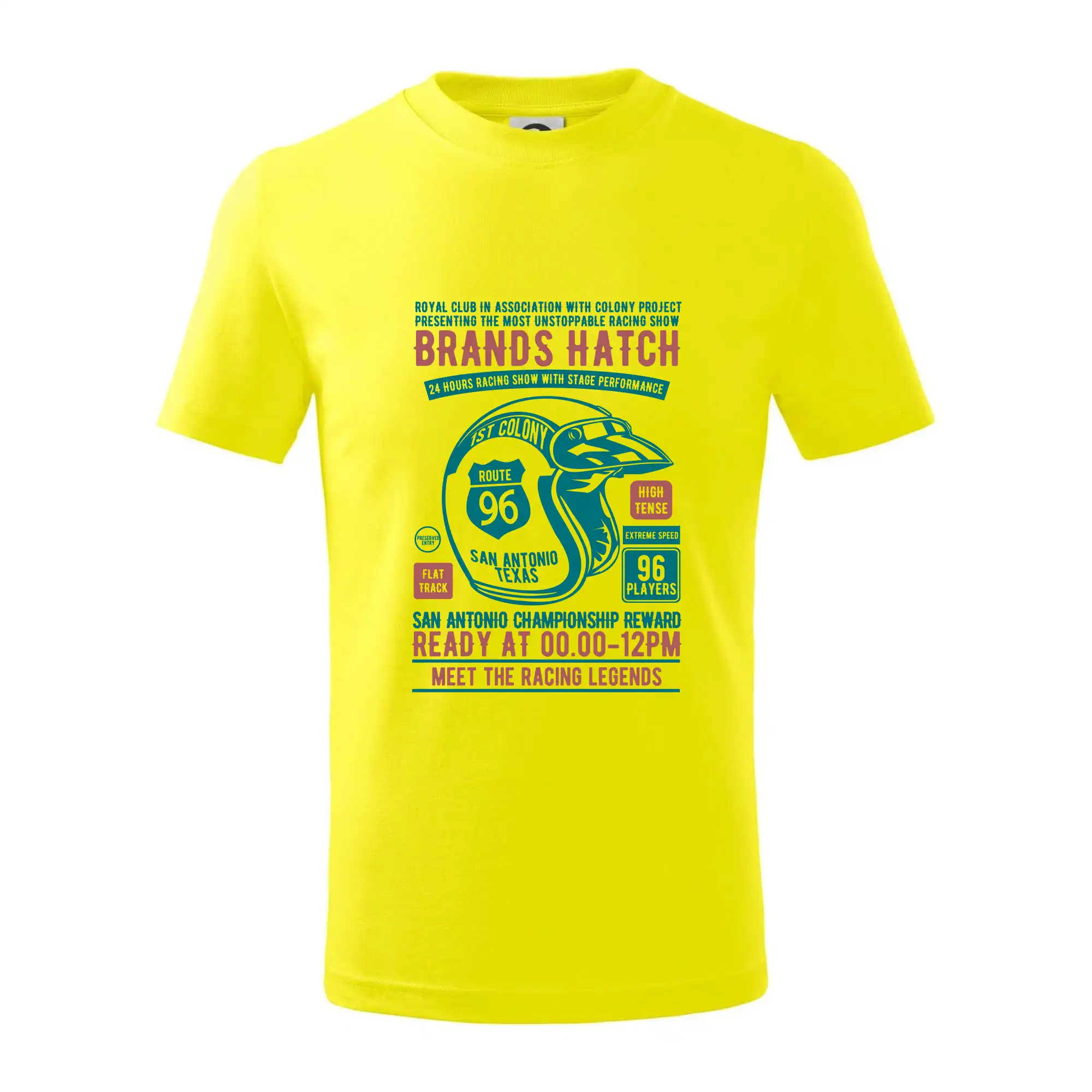 Tričká a mikiny s potlačou motoriek – pre pravých motorkárov - Brands Hatch Racing - Tričko detské bavlnené