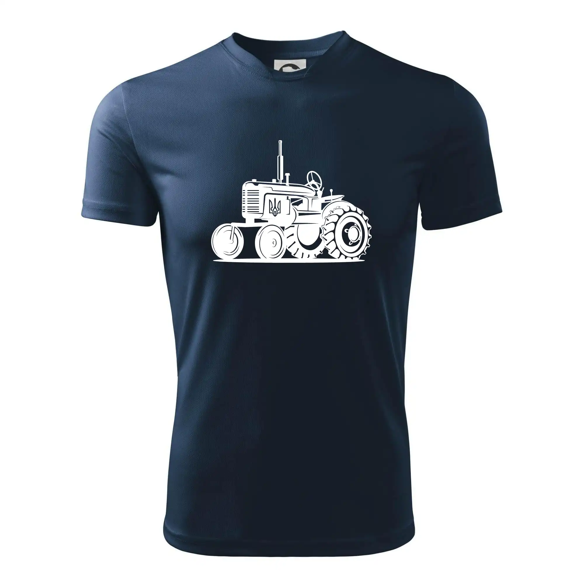 Tričká s vlajkou ukrajiny - Traktor Ukrajinskej armády - Pánske tričko Fantasy športové