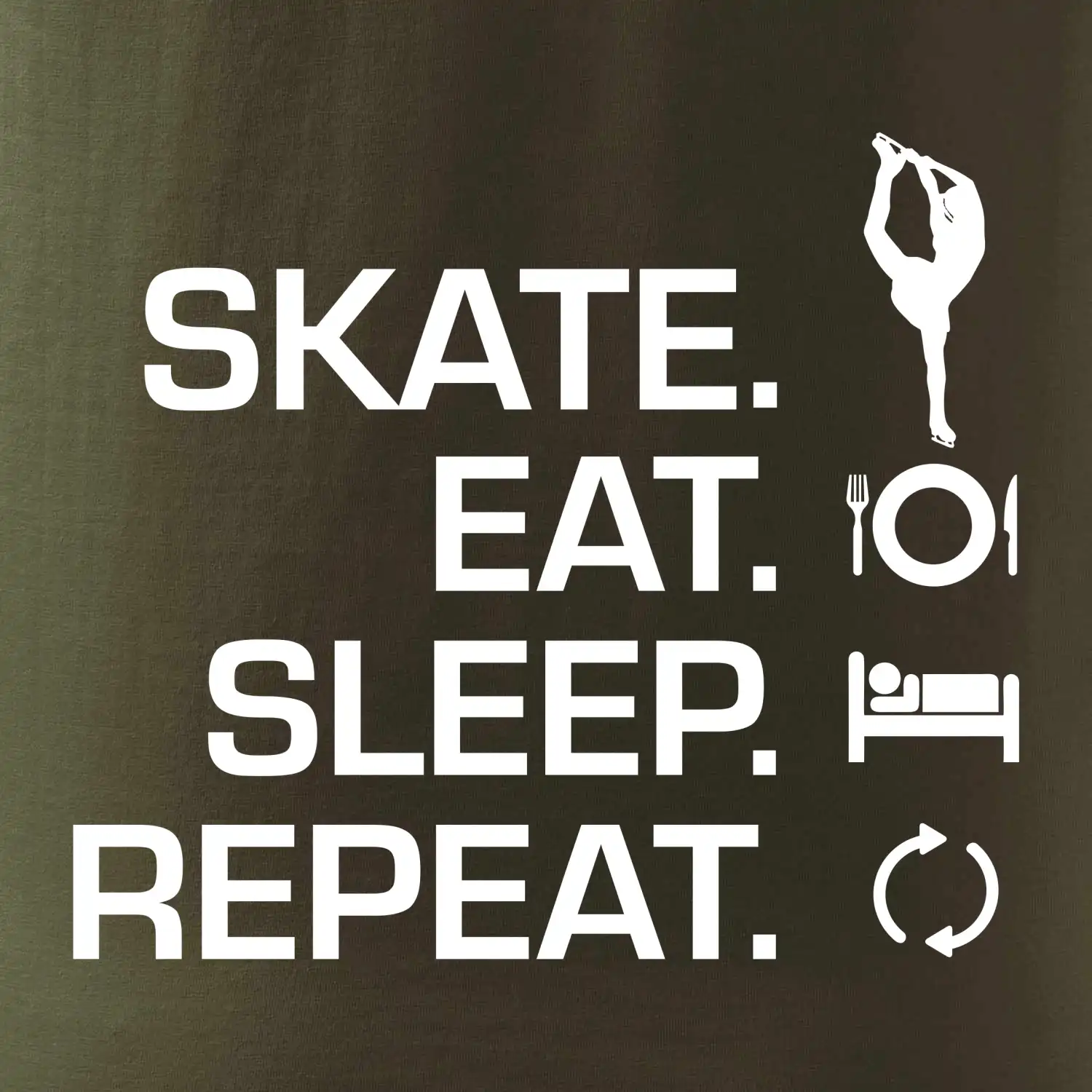 Eat sleep skate - lední bruslení