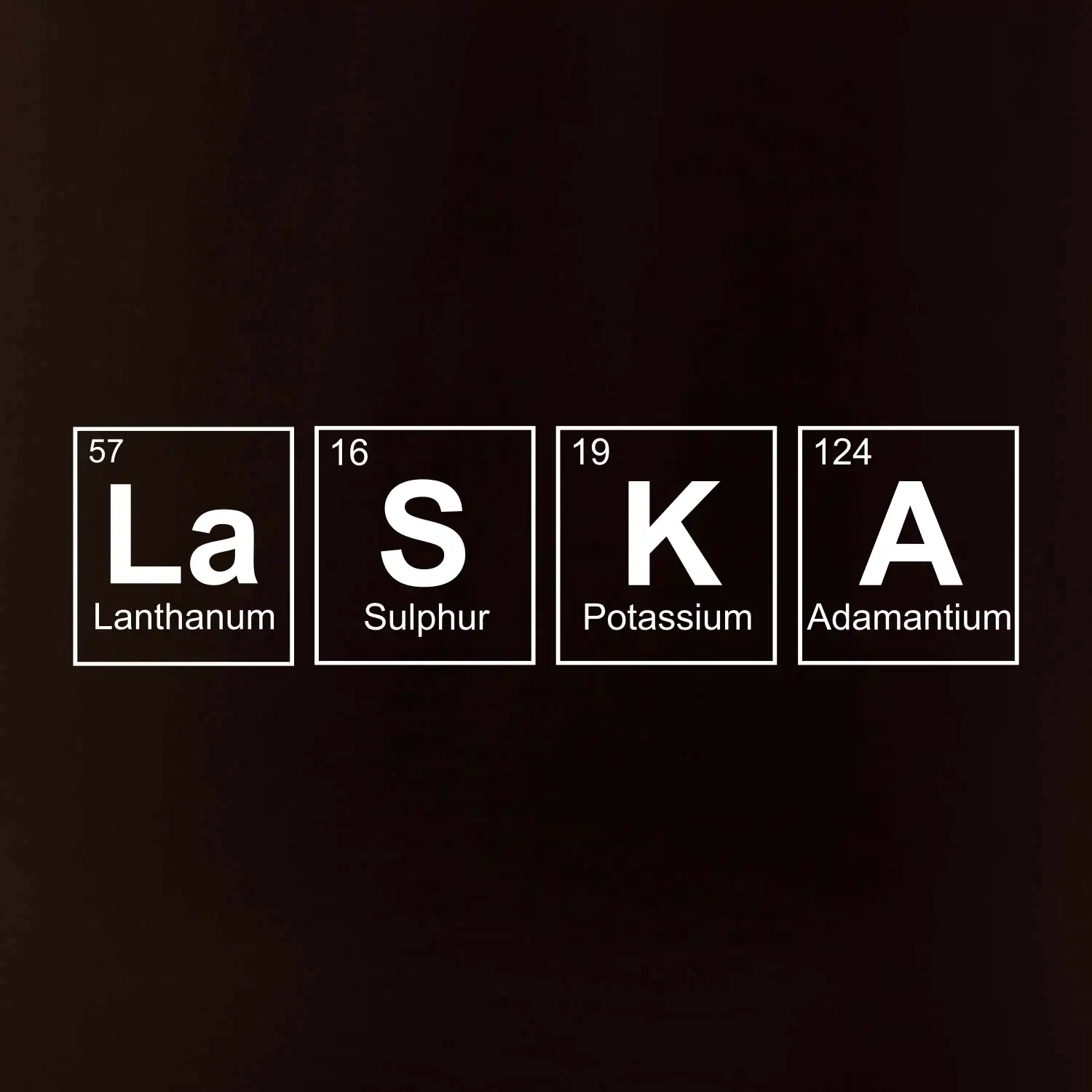 Láska  - periodická tabulka