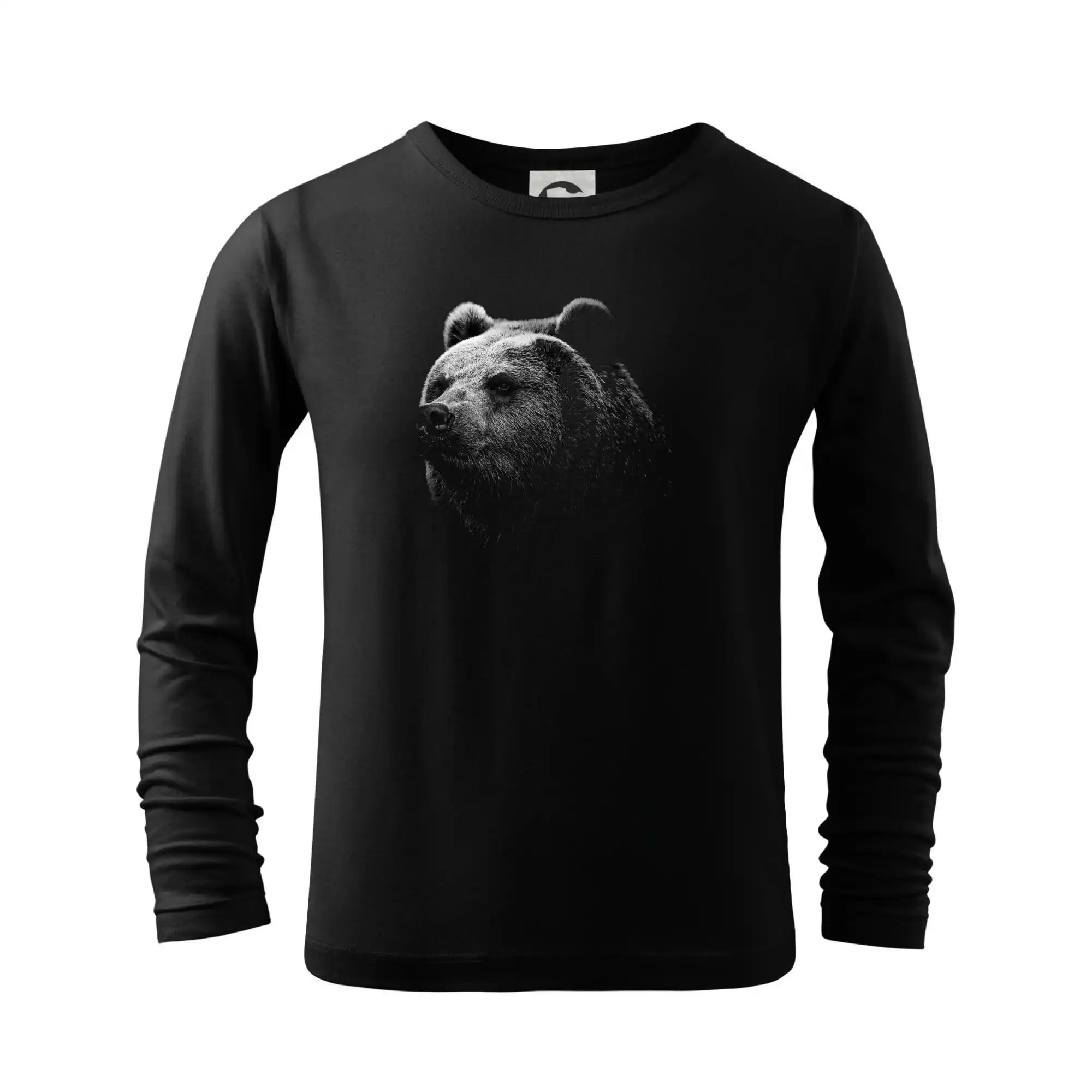 Tričká so zvieratami - Medveď fotka - Tričko detské Long Sleeve