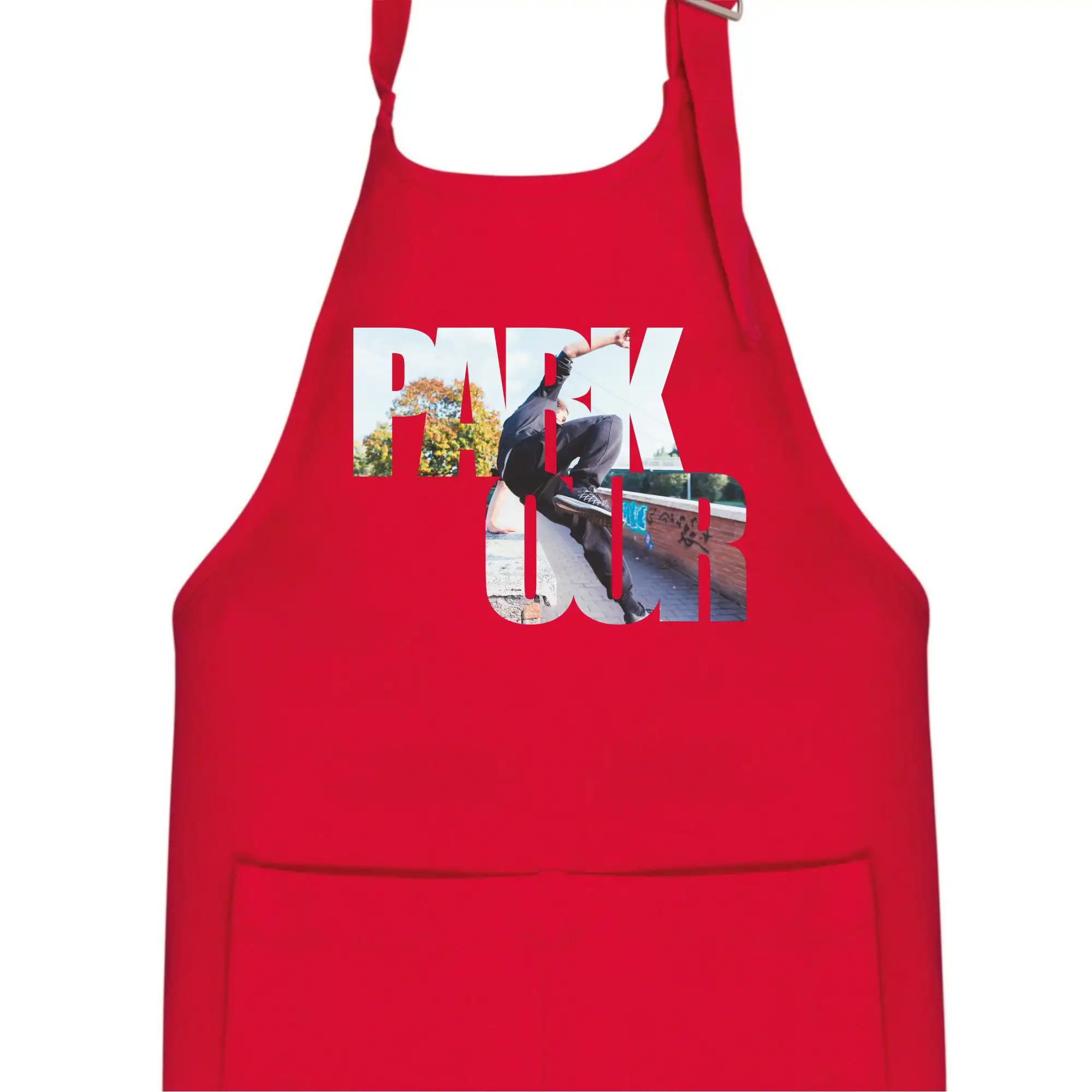 Parkour nápis ve městě