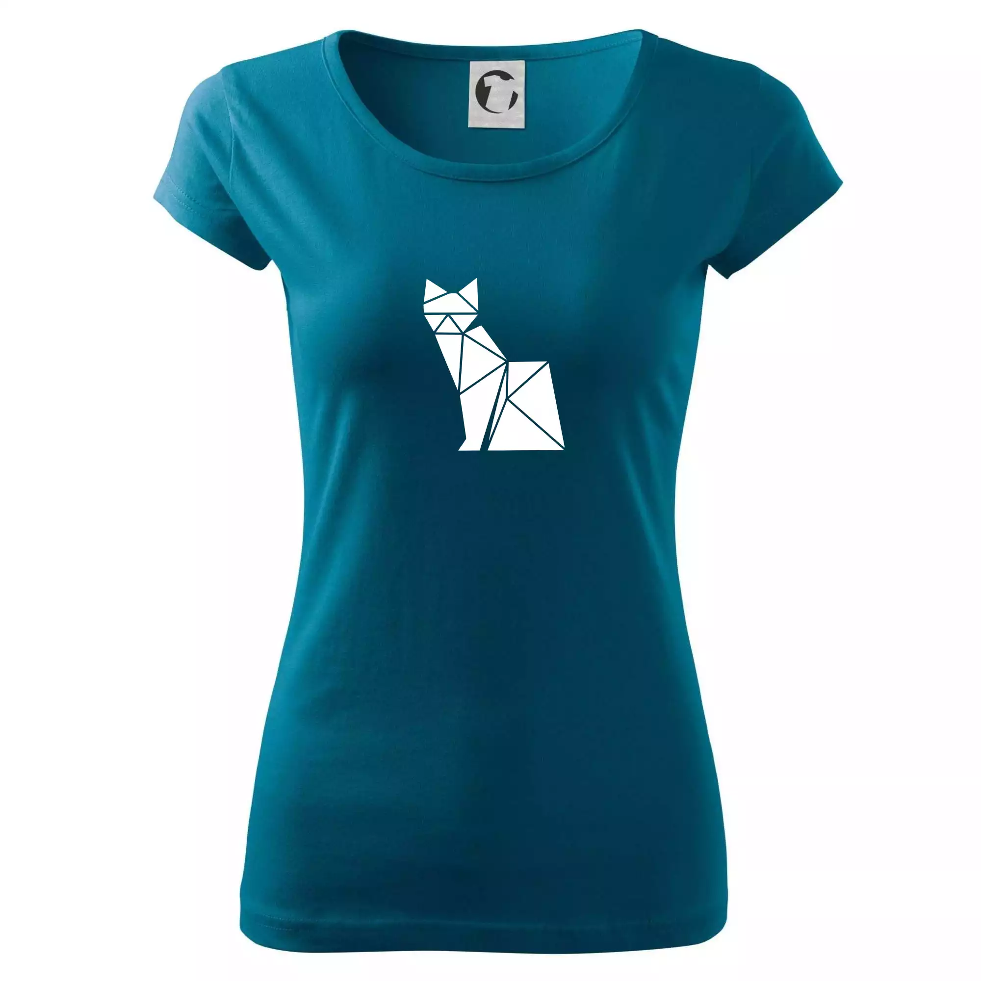 Origami kočka z boku