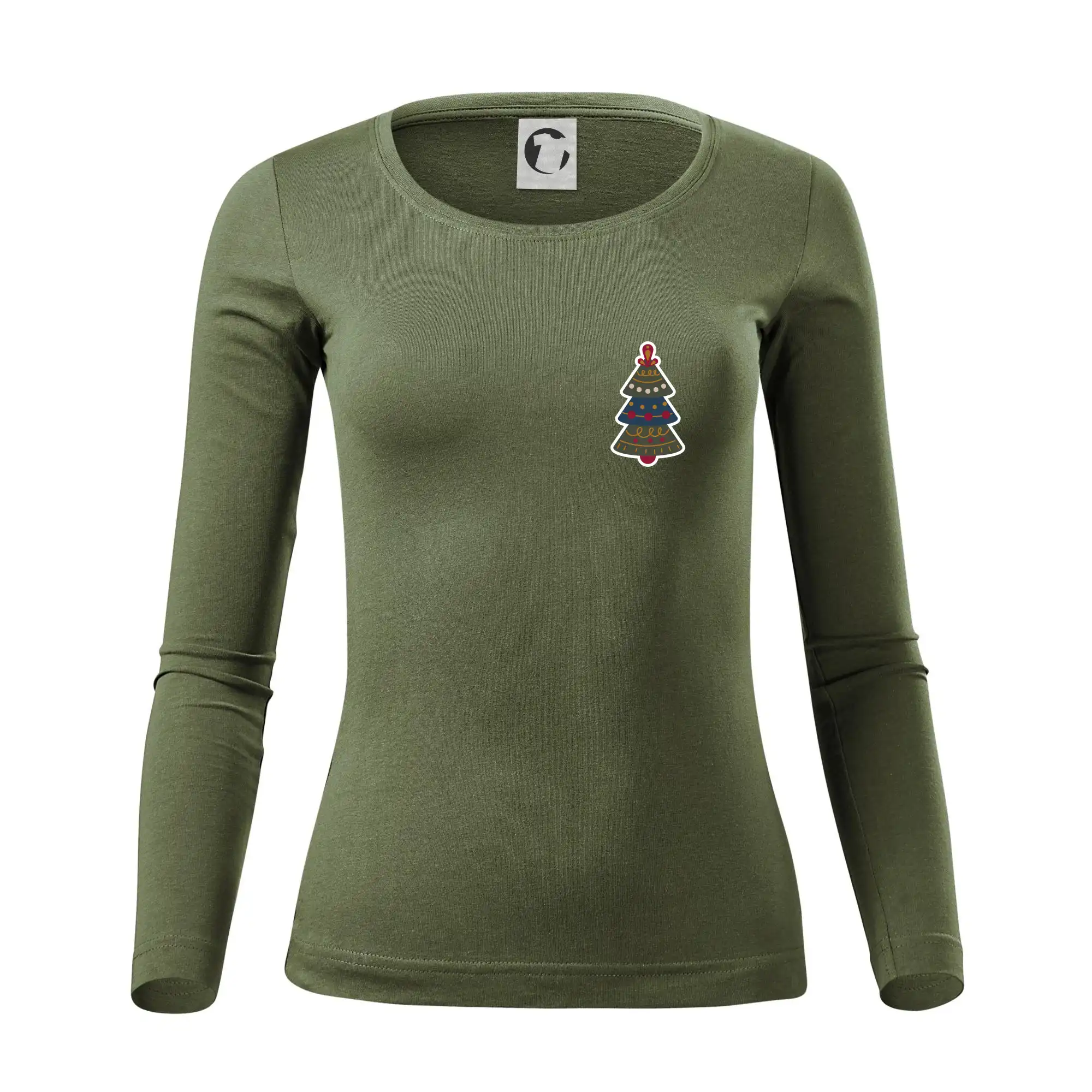 Folklor na prsu vánoční stromek