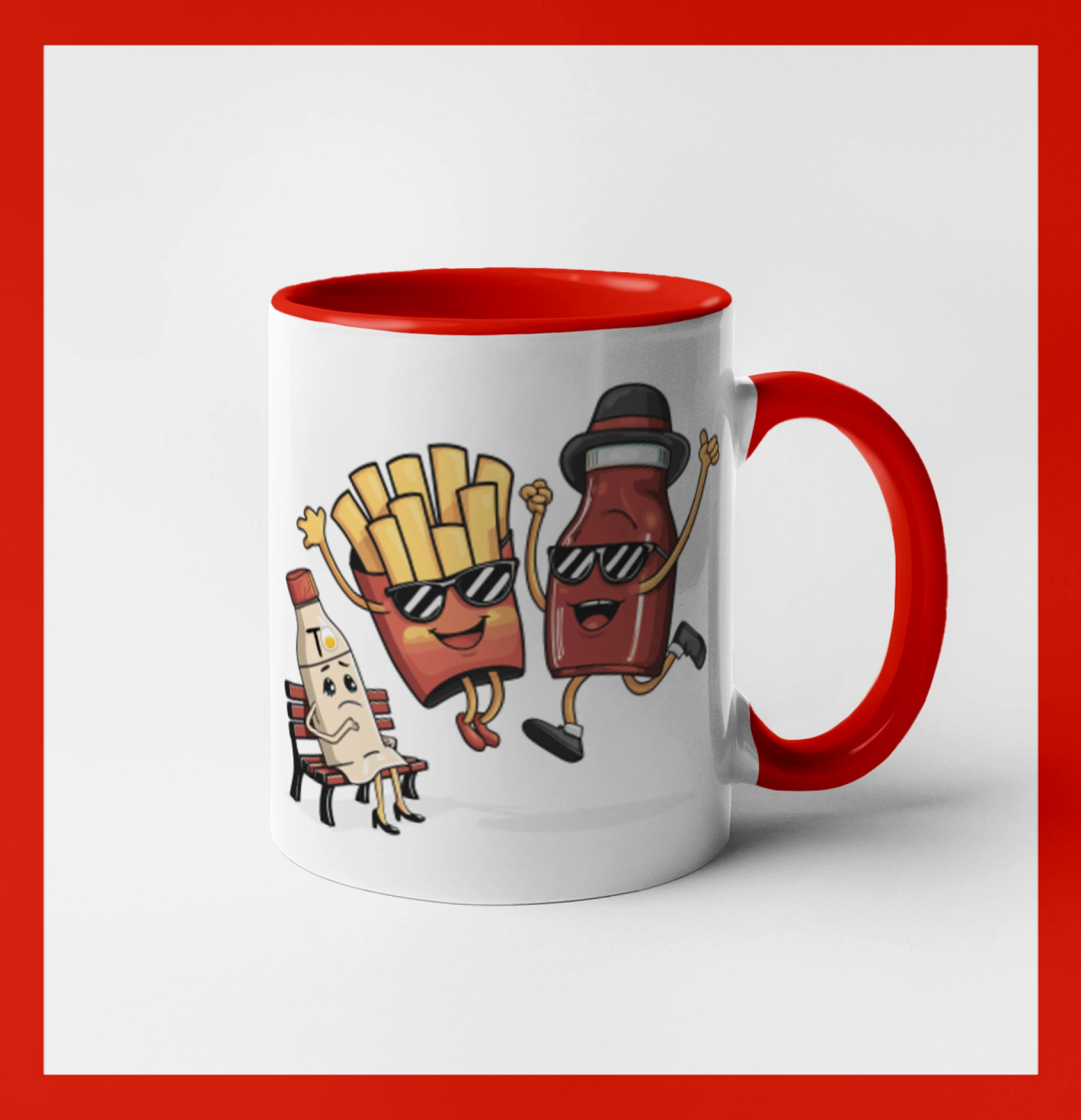 Souboj o hranolky kečup tatarka