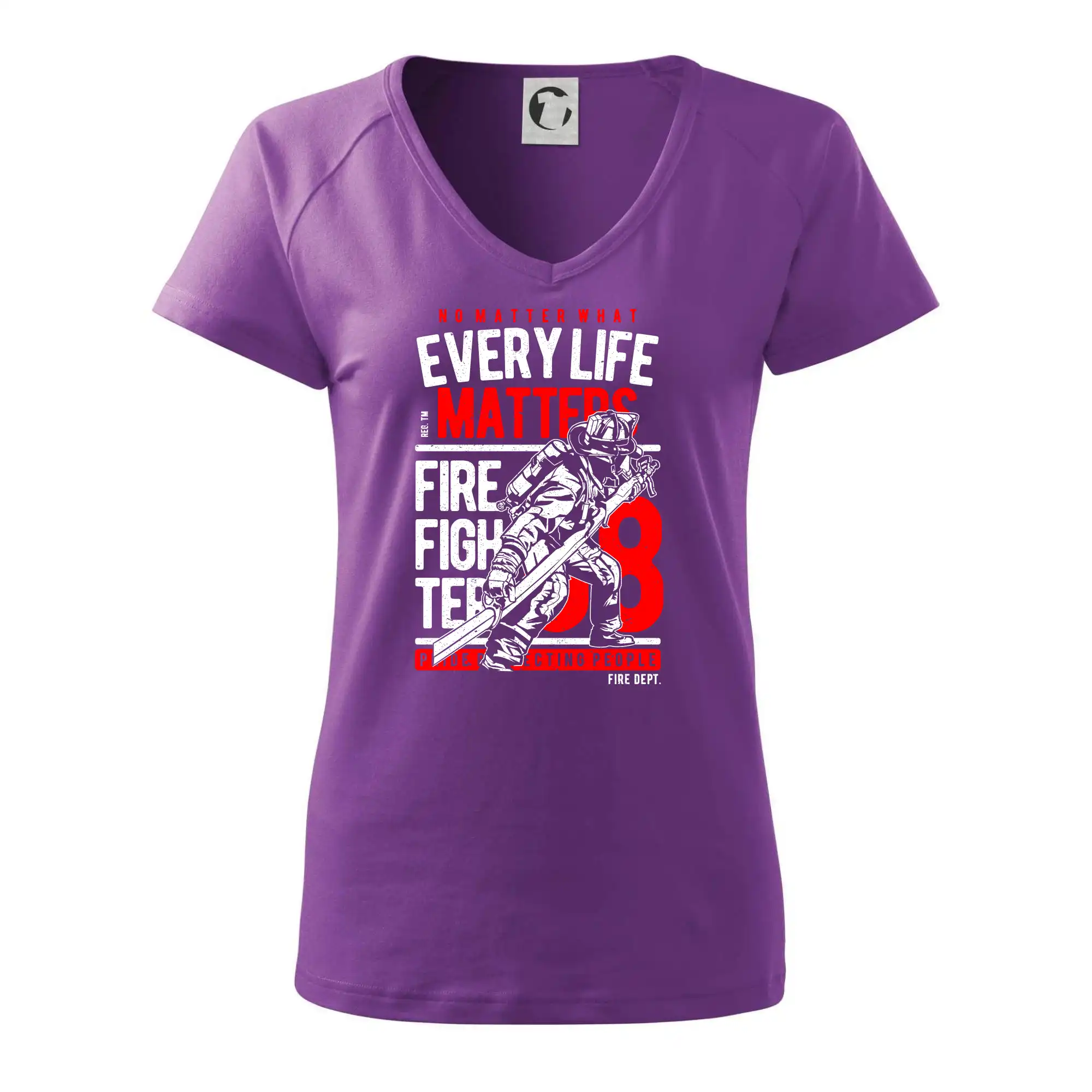 Originálne tričká pre hasičov - Every Life Matters - Tričko dámske Dream
