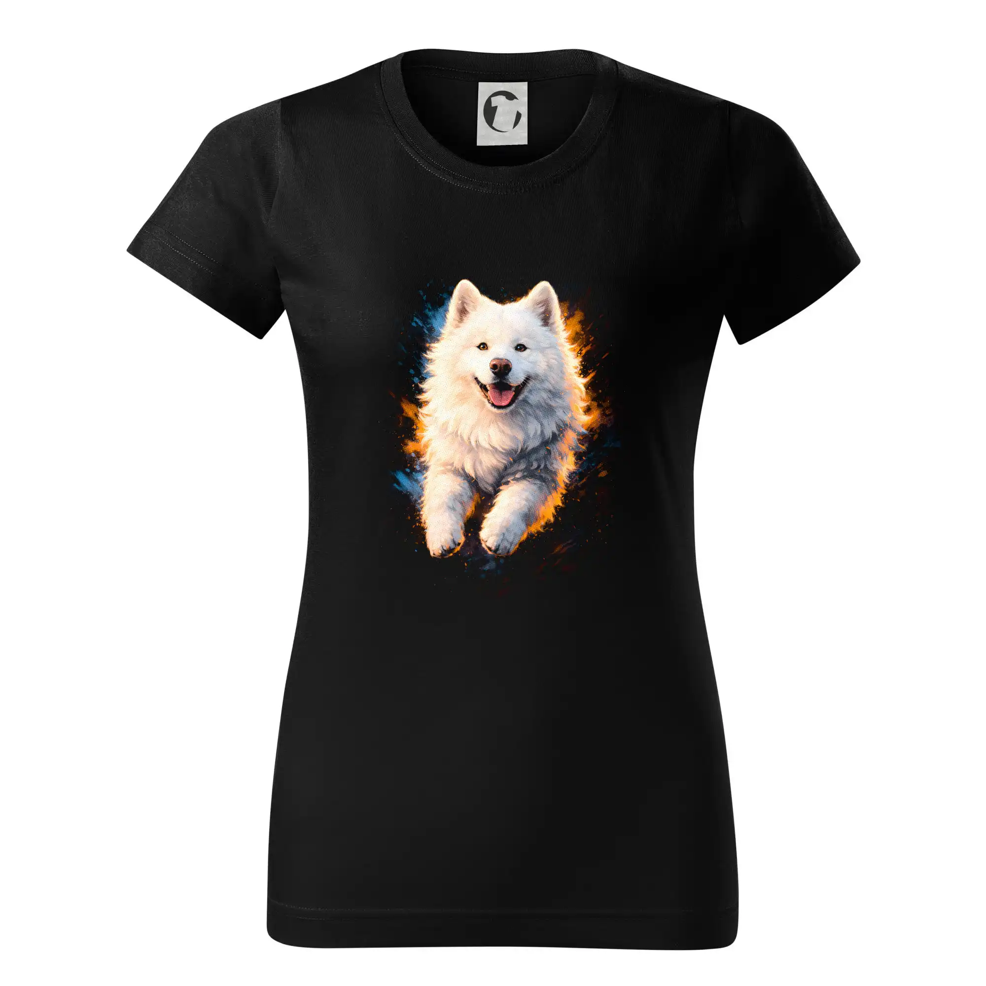 Ostatné psie plemená - Obrázok poltón Čau čau - Dámske tričko basic - ľahko voľnejšie a dlhšie