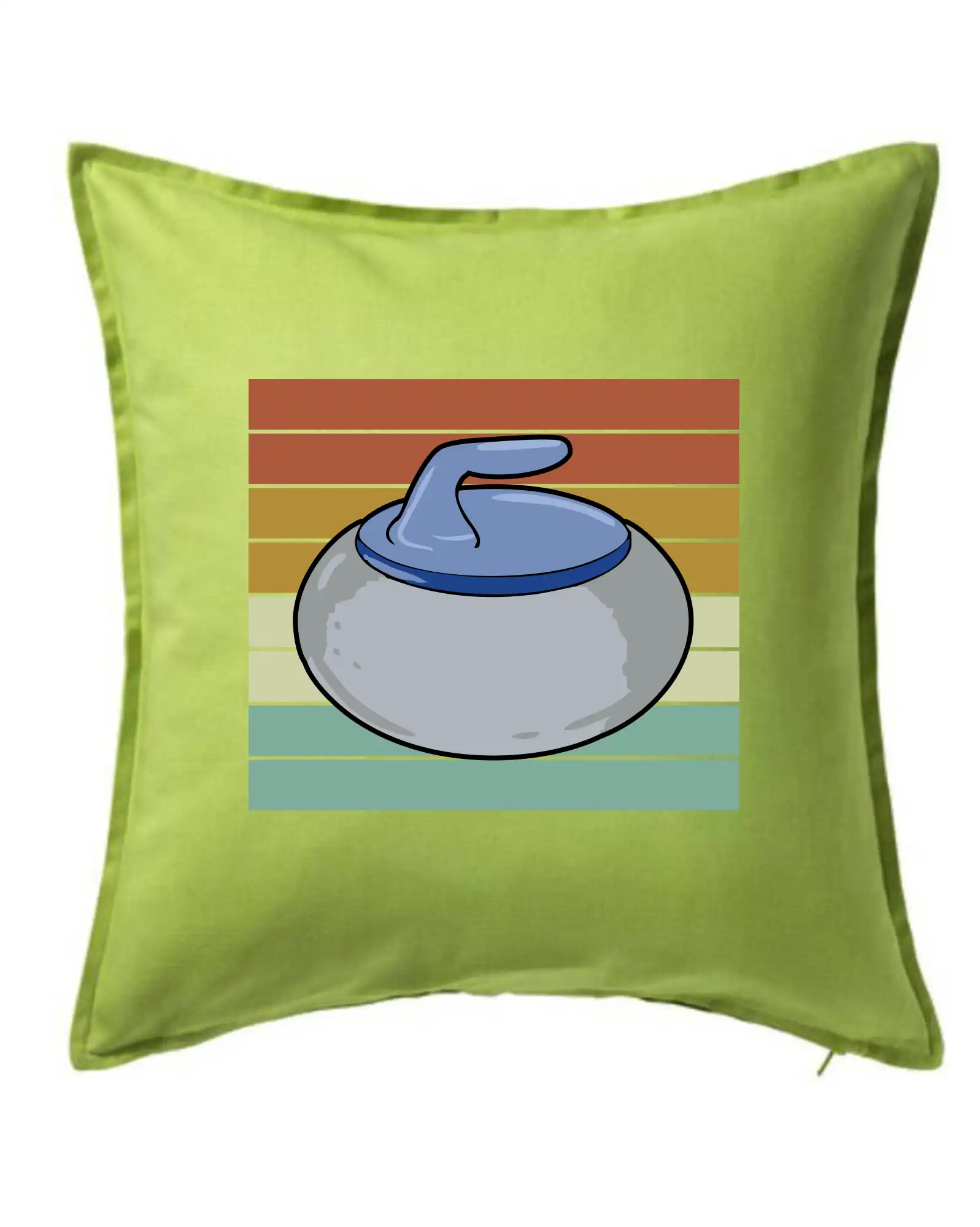 Ostatné športy - Curling vintage - Vankúš 50x50