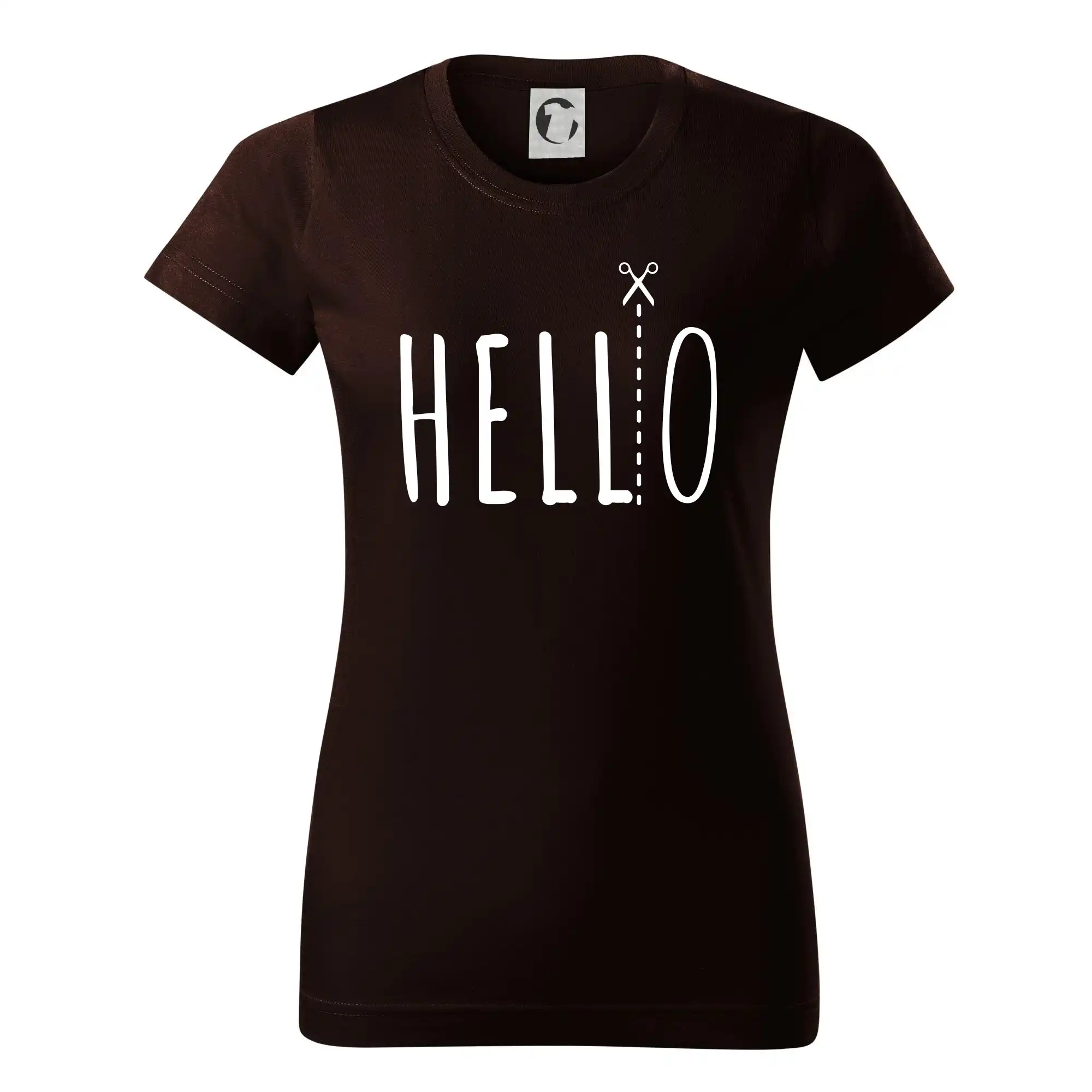 Tričká na párty - Hello - Dámske tričko basic - ľahko voľnejšie a dlhšie