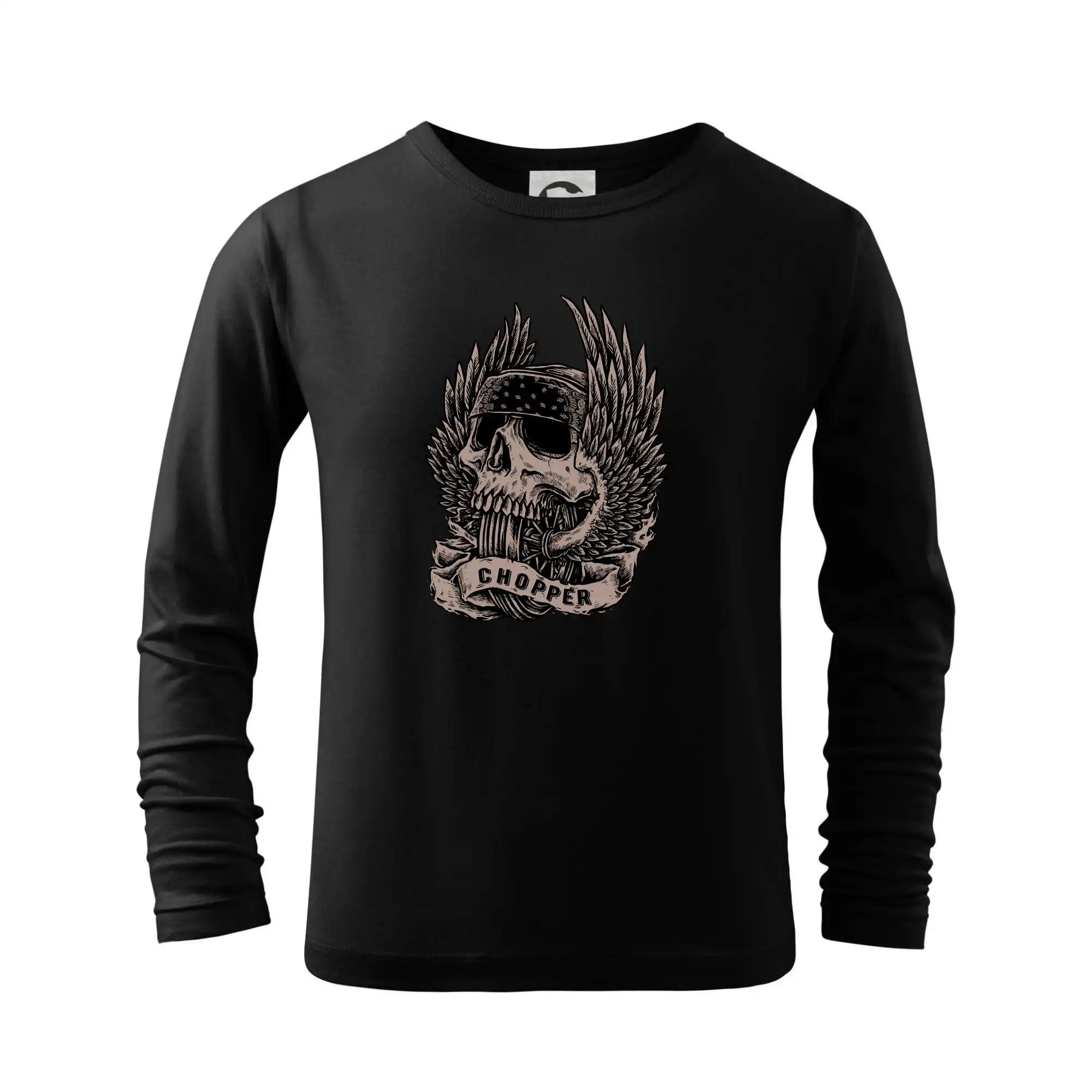 Chopper triko - Chopper kolo krídla - Tričko detské Long Sleeve