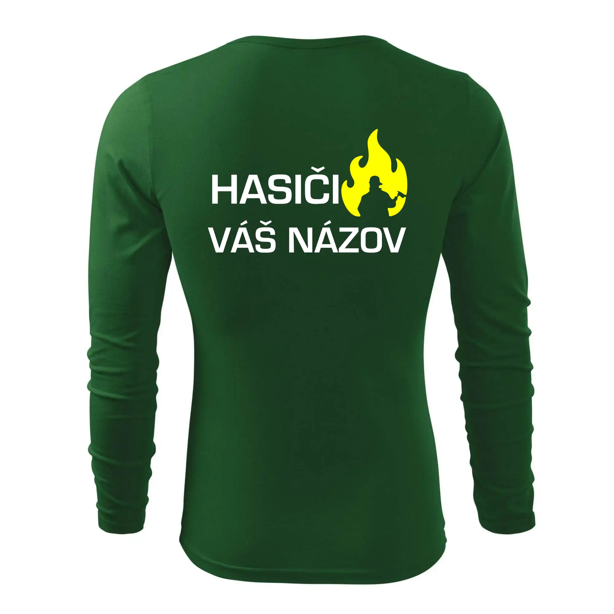 Hasiči - Váš názov - FLUO + Reflexná potlač