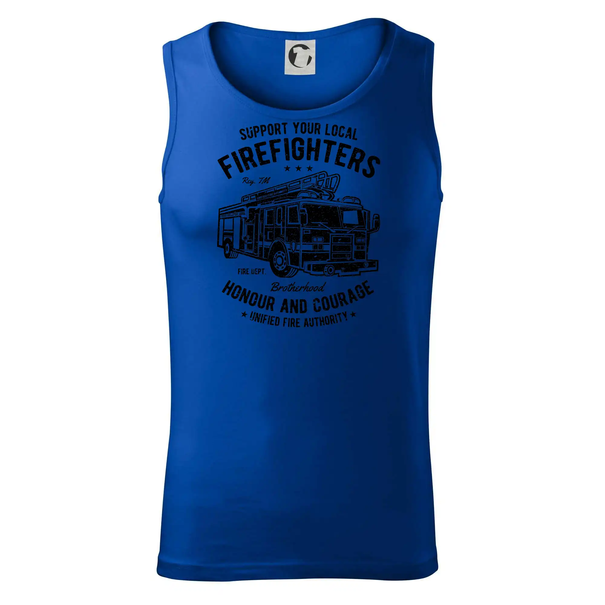 Originálne tričká pre hasičov - Fire Fighters Truck - Tielko pánske Core