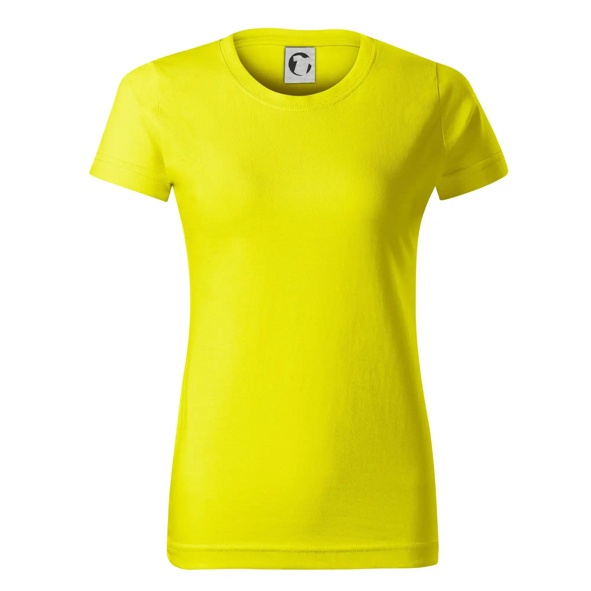 MyShirt tričká - Žlté tričko - Dámske tričko basic - ľahko voľnejšie a dlhšie