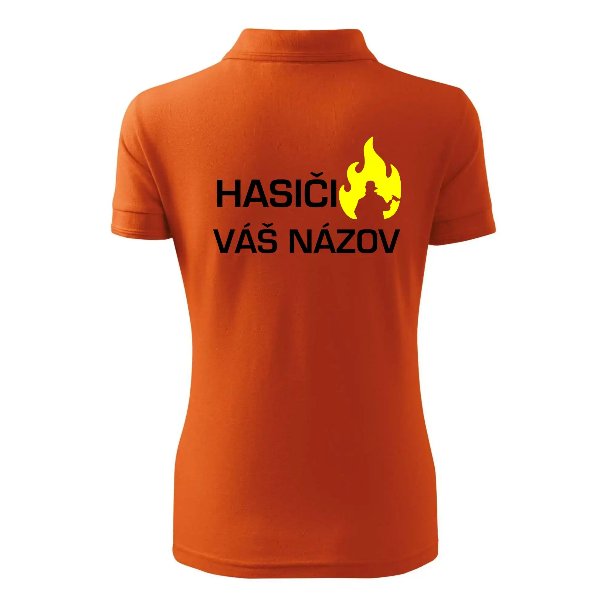 Hasiči - Váš názov - FLUO + Reflexná potlač