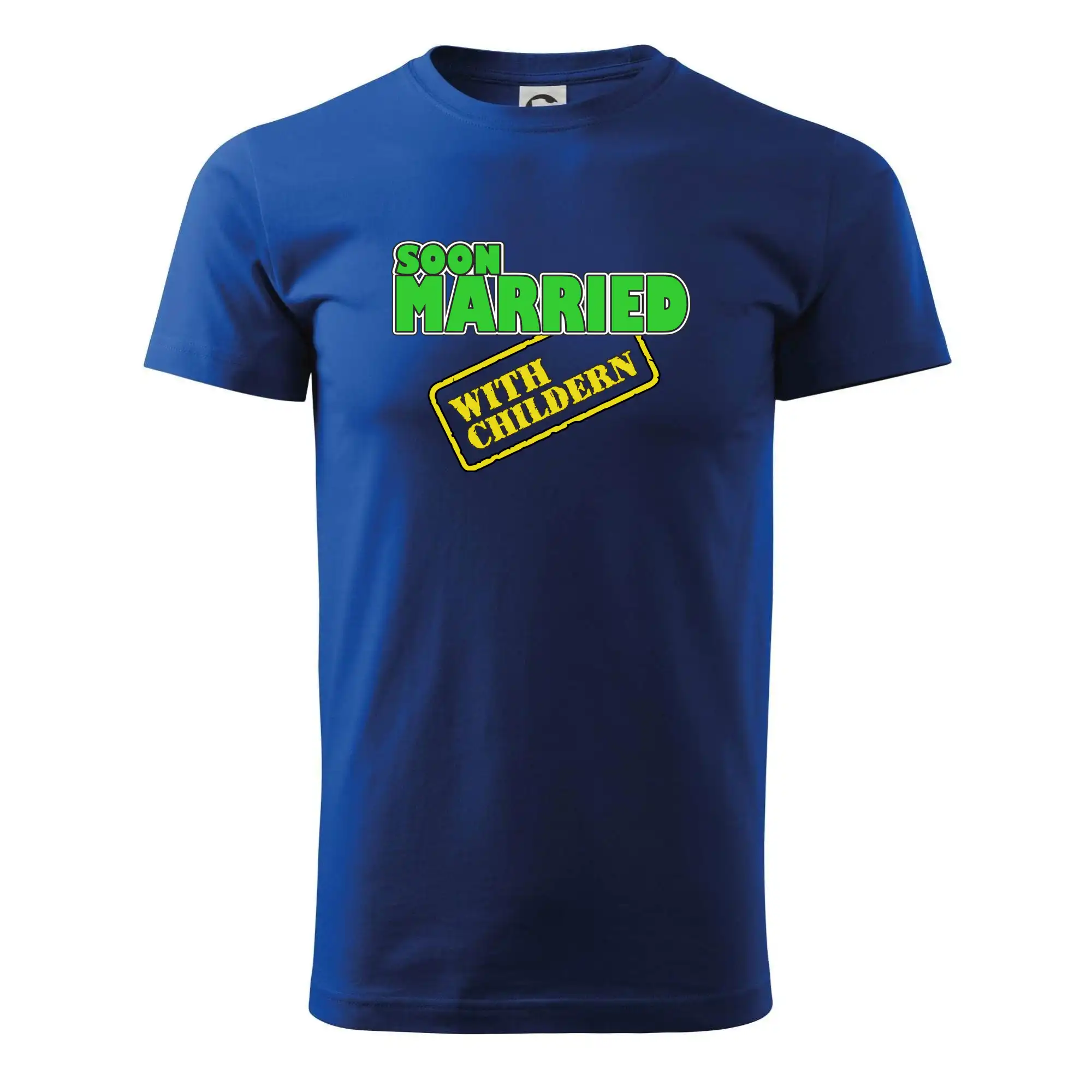 Tričká na rozlúčku so slobodou - Soon married with childern - Tričko extra veľké  (5-8XL)