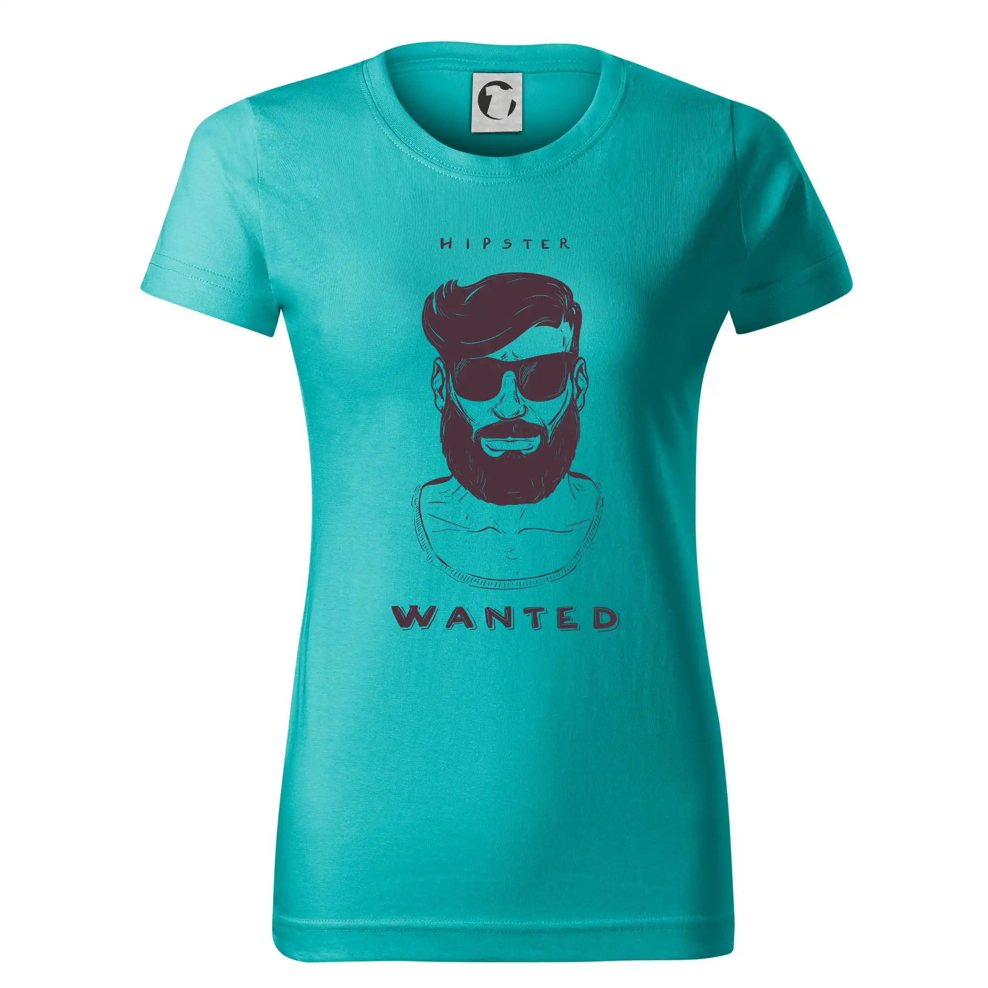 Tričká s fúzikmi - Hipster wanted - Dámske tričko basic - ľahko voľnejšie a dlhšie