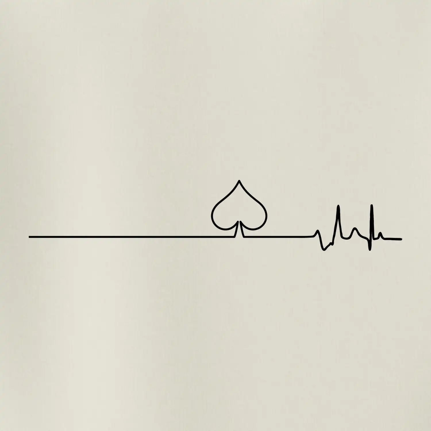 Poker EKG listy piky