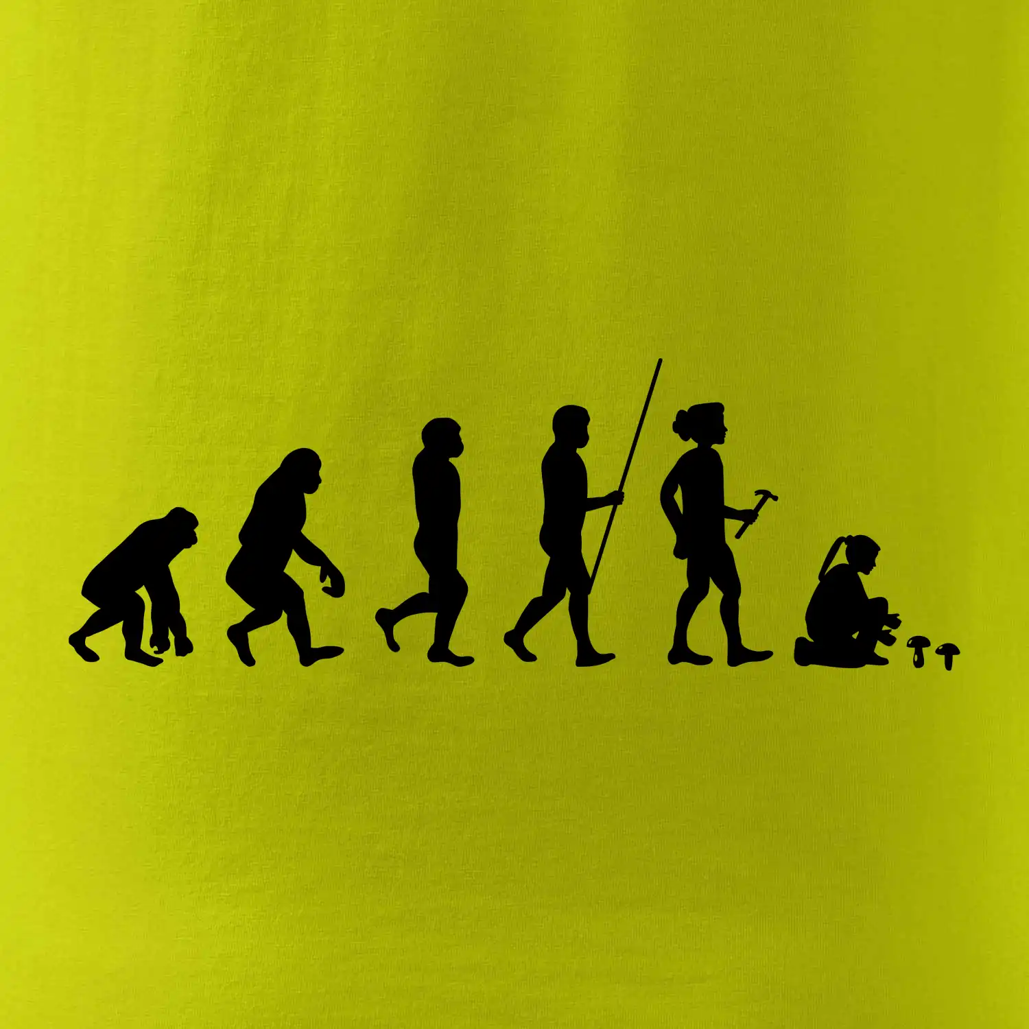 Evoluce houbařka