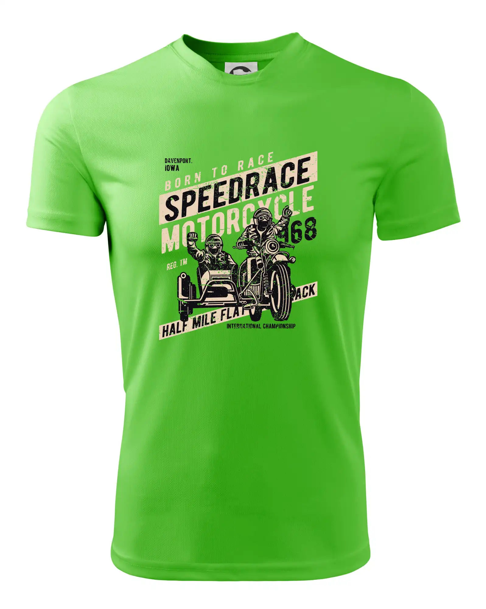 Speedrace motrcycle half mile