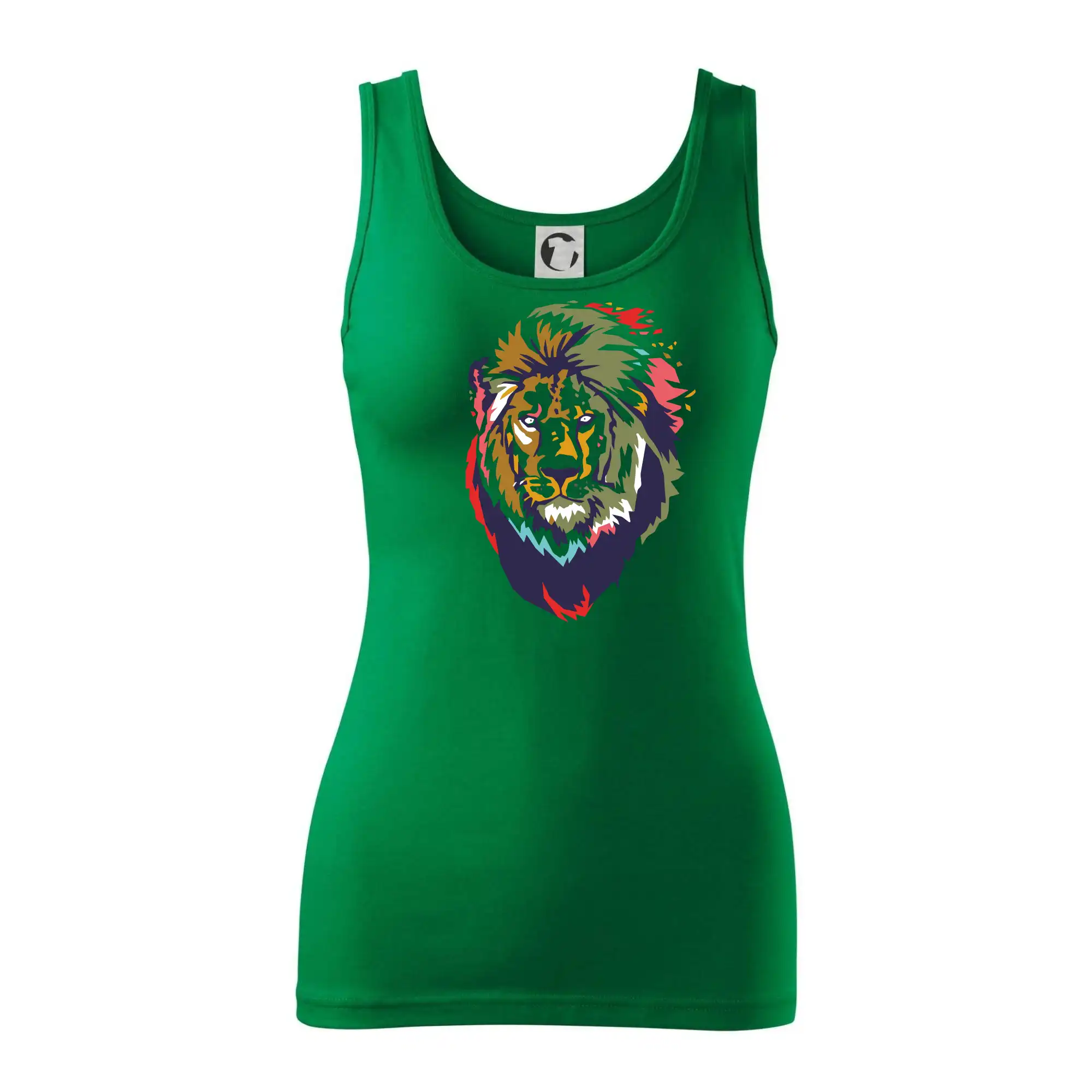 Hlava lva kreslená jednoduchá