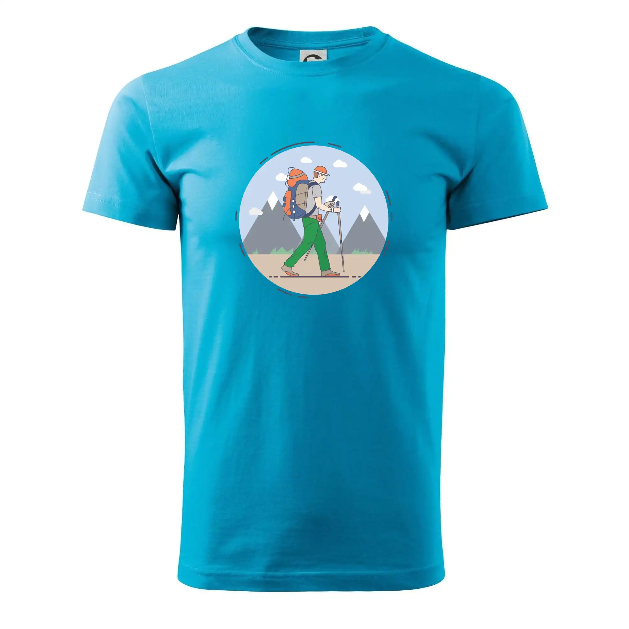 Barevný párový motiv na hory