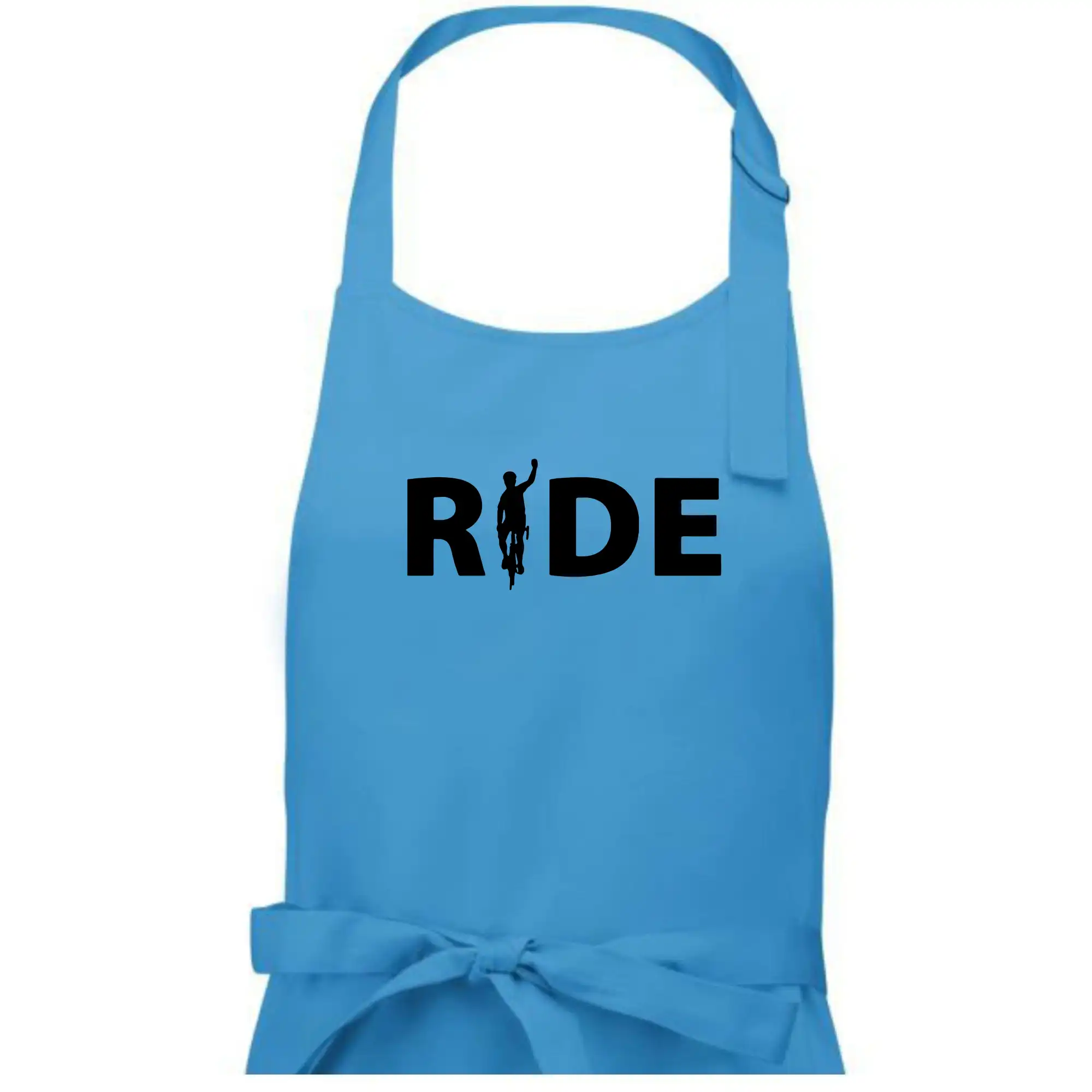 Ride - nápis s cyklistou