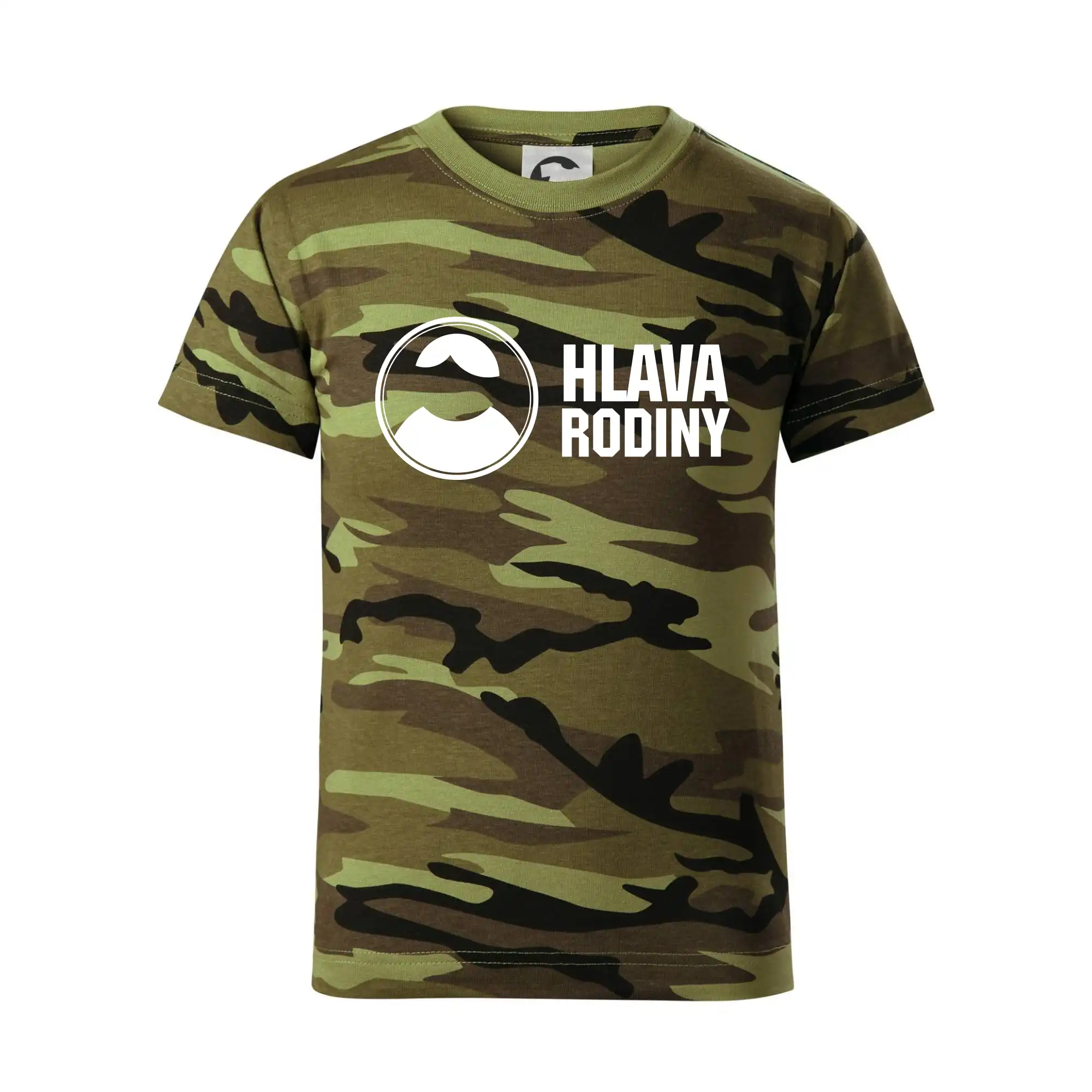 Tričká a mikiny pre mamičky - Hlava rodiny - Detské maskáčové tričko
