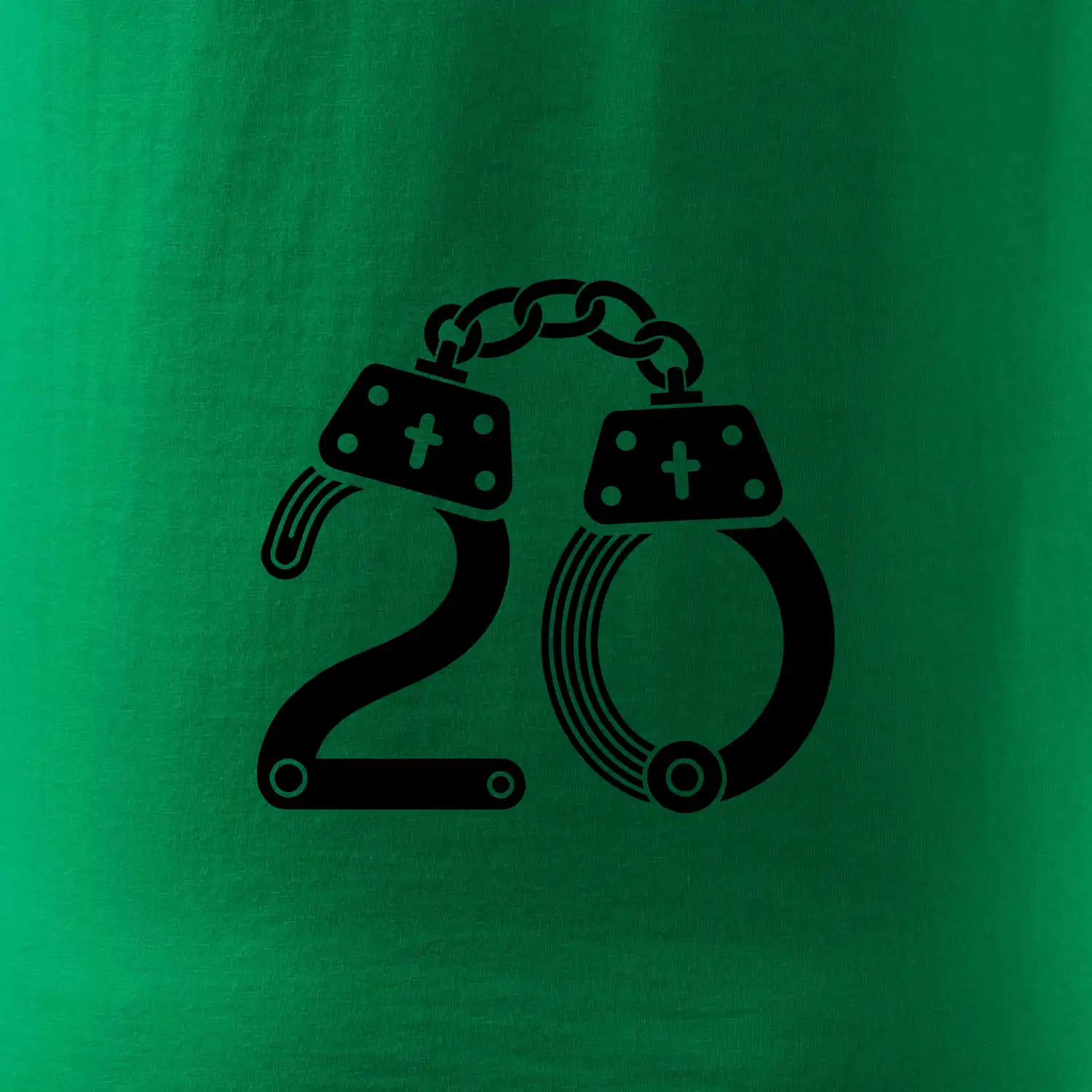 Narozeninové tričko pro policajta - pouta 20