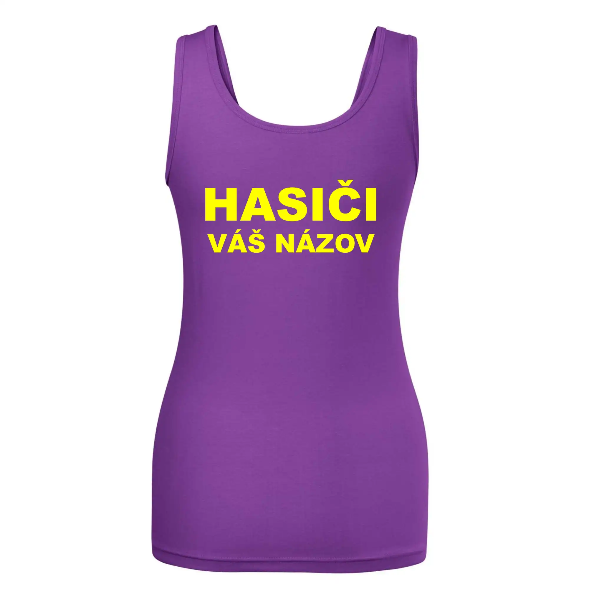 Hasiči - žltý nápis - váš názov zboru
