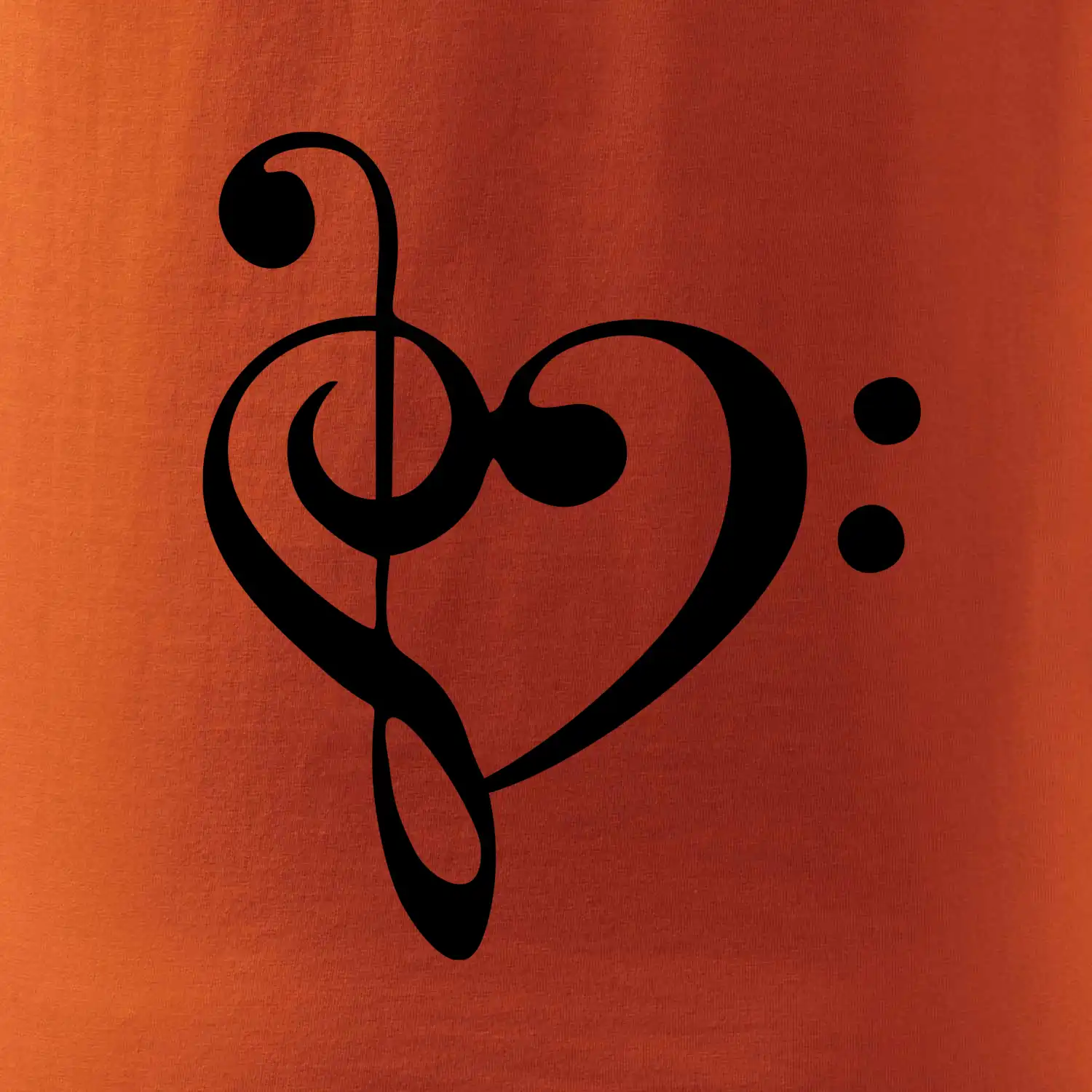 Houslový klíč srdce