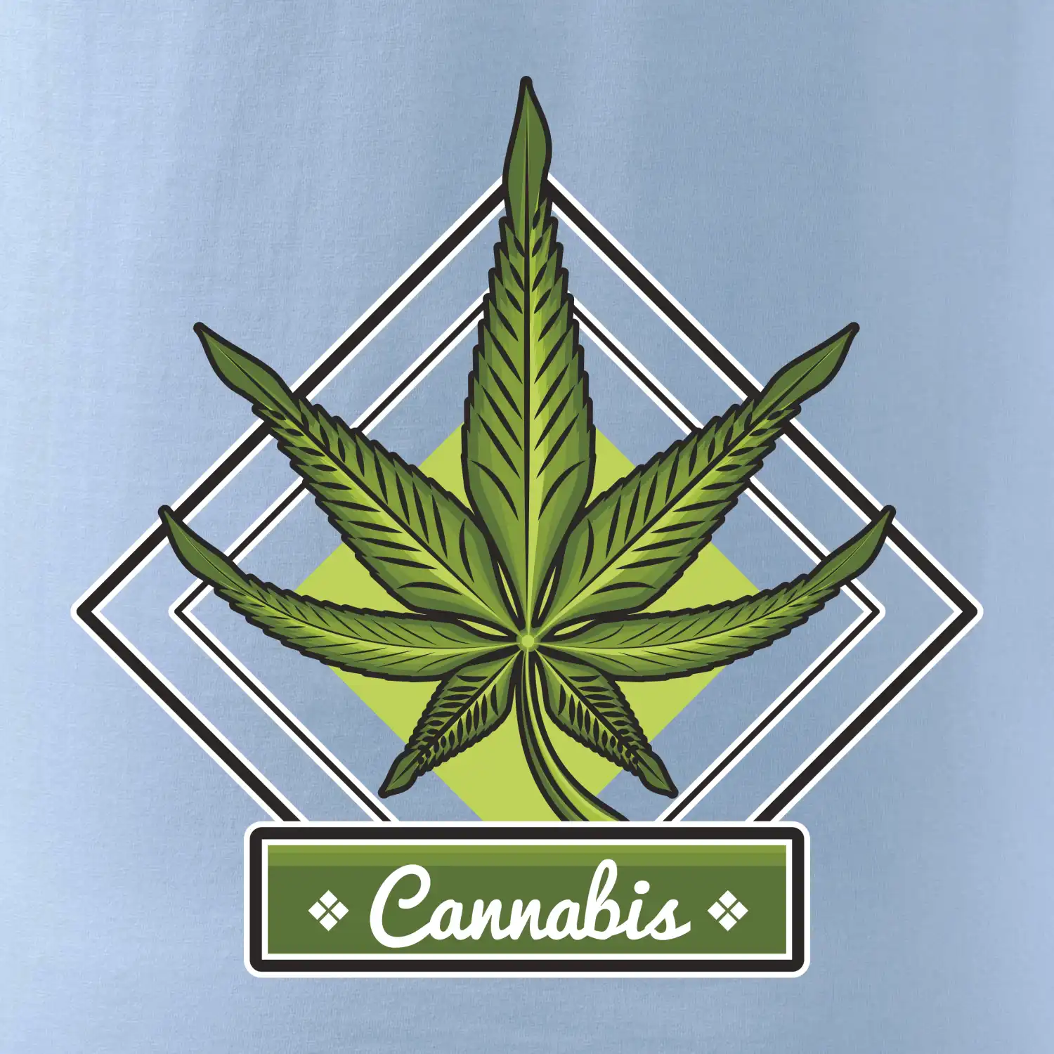 Cannabis list kosočtverec